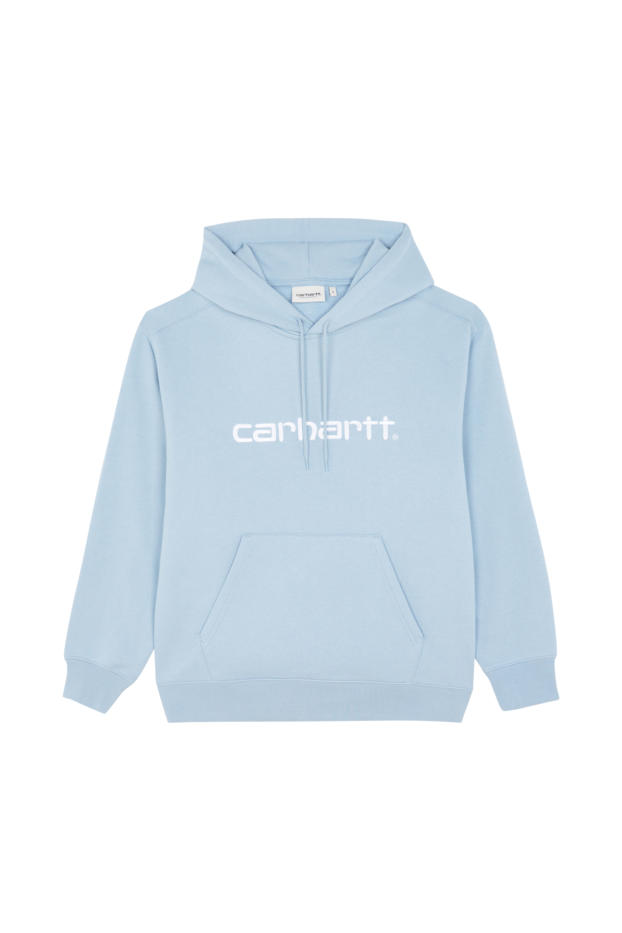 Hoodie Hooded Carhartt  Misty sky / white