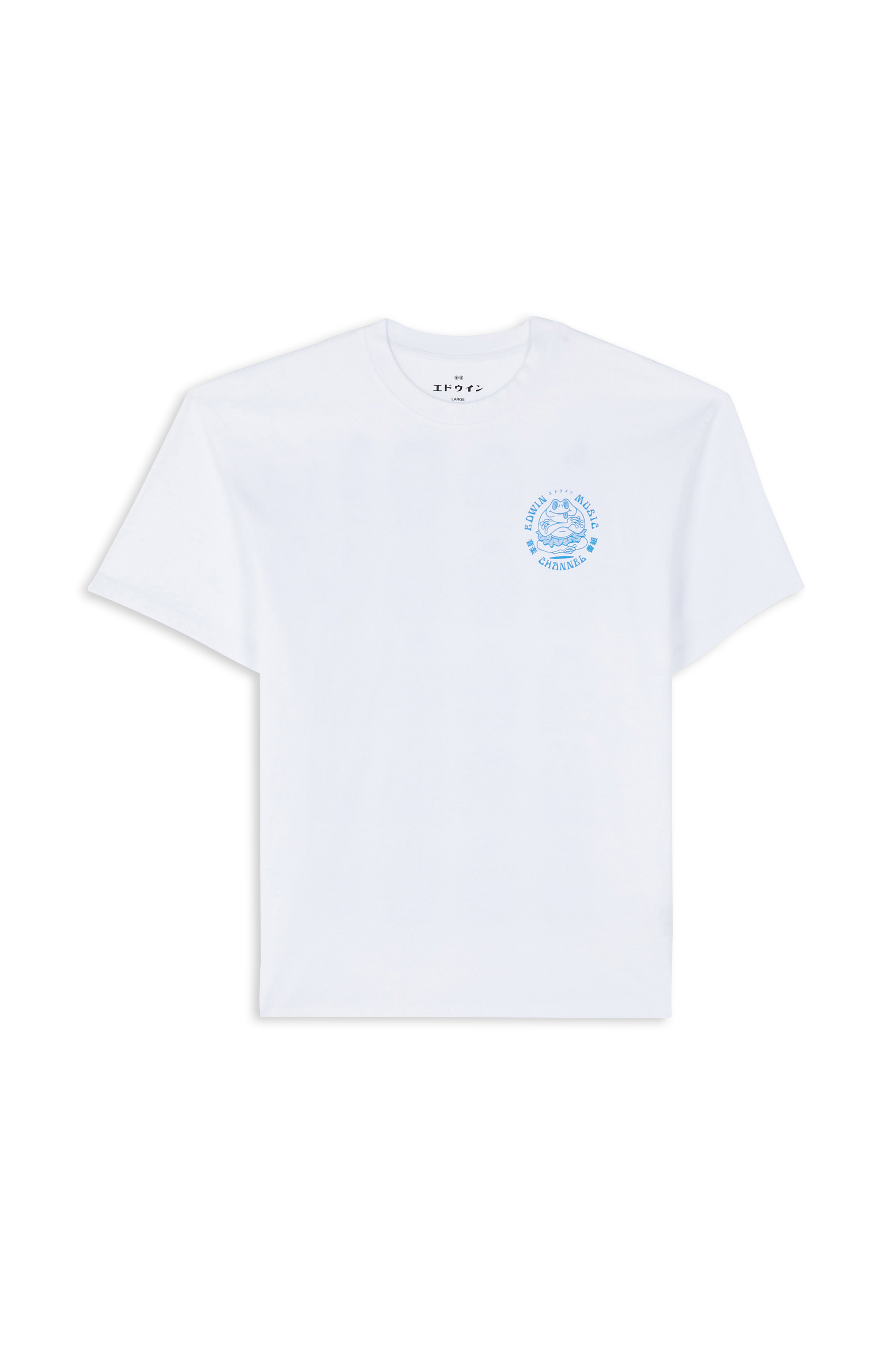 Regular-fit round-neck cotton T-shirt White