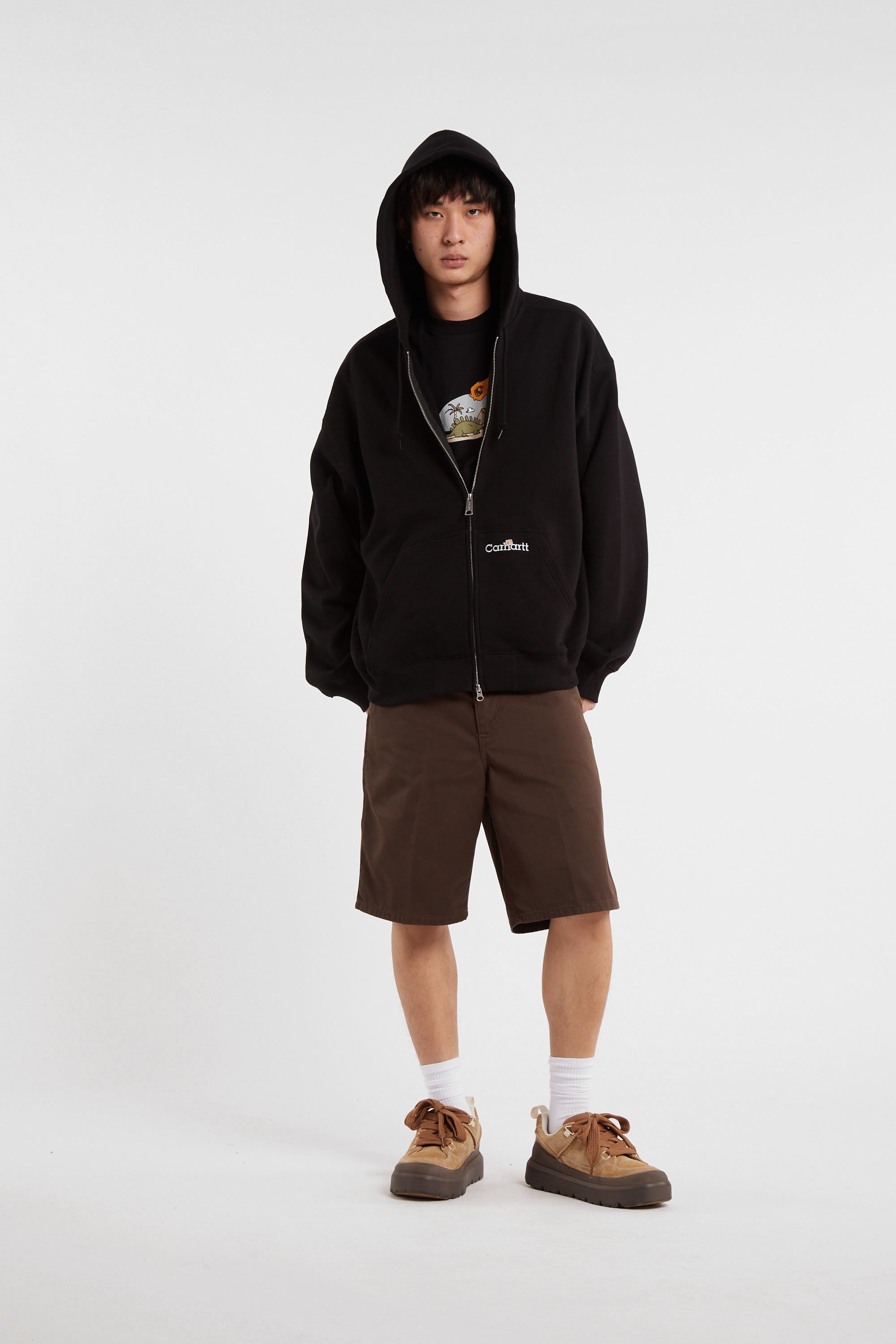 Hoodie zippé CARHARTT WIP Noir