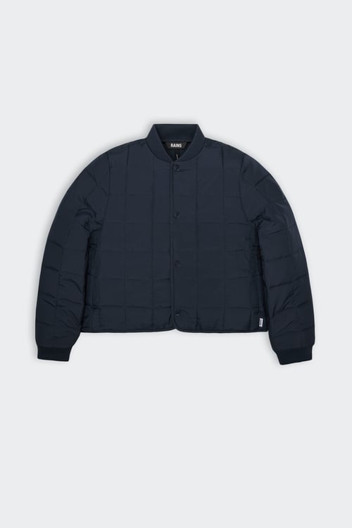 Rains Femme Veste Taille M - Bleu