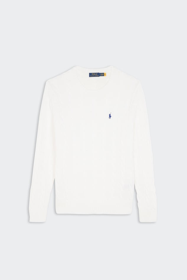 Pull Blanc Polo Ralph Lauren Homme Citadium