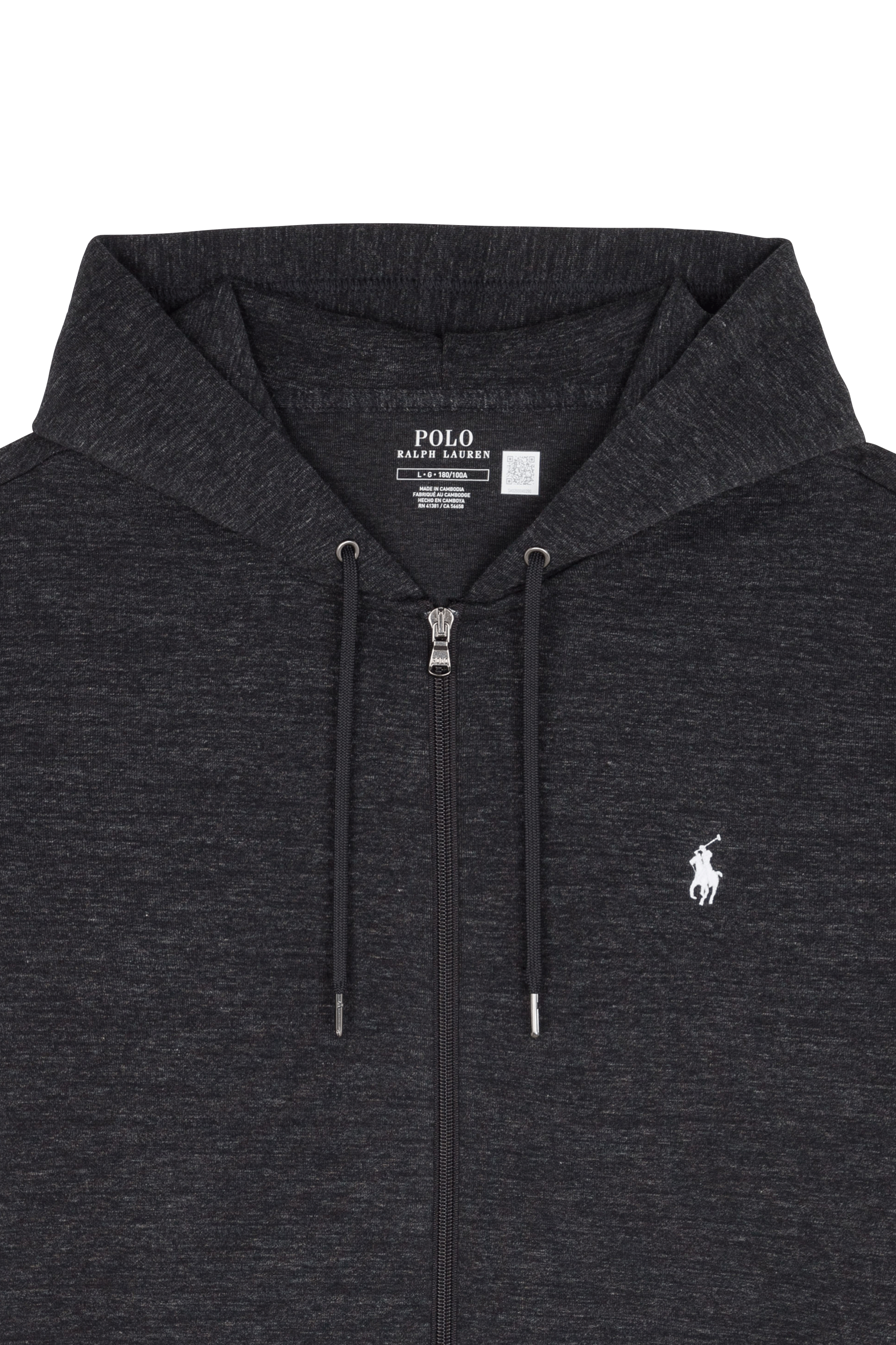 Hoodie zippé Noir