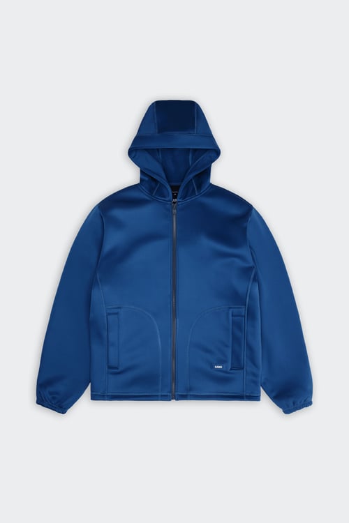 Hoodie zippé - Taille L Bleu
