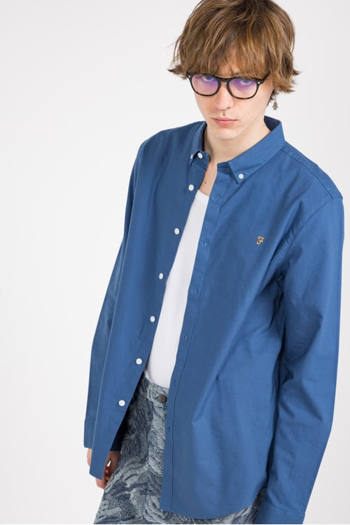 FARAH Shirt Blue