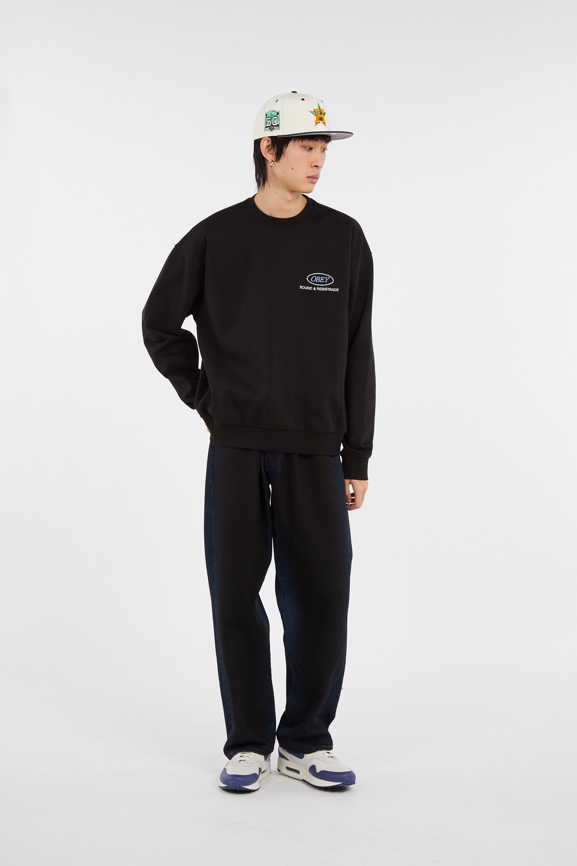 Sweatshirt  OBEY Noir