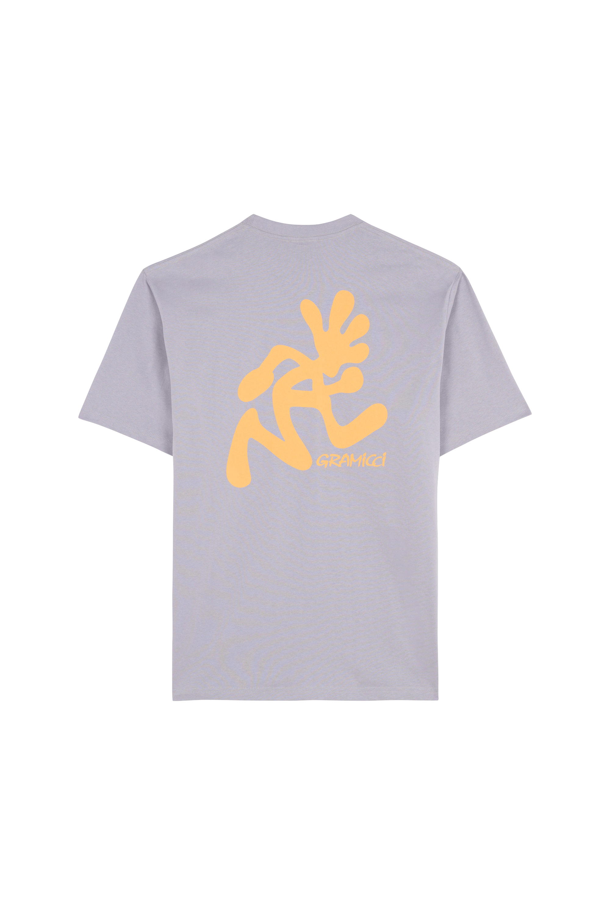 Regular-fit round-neck cotton T-shirt Purple