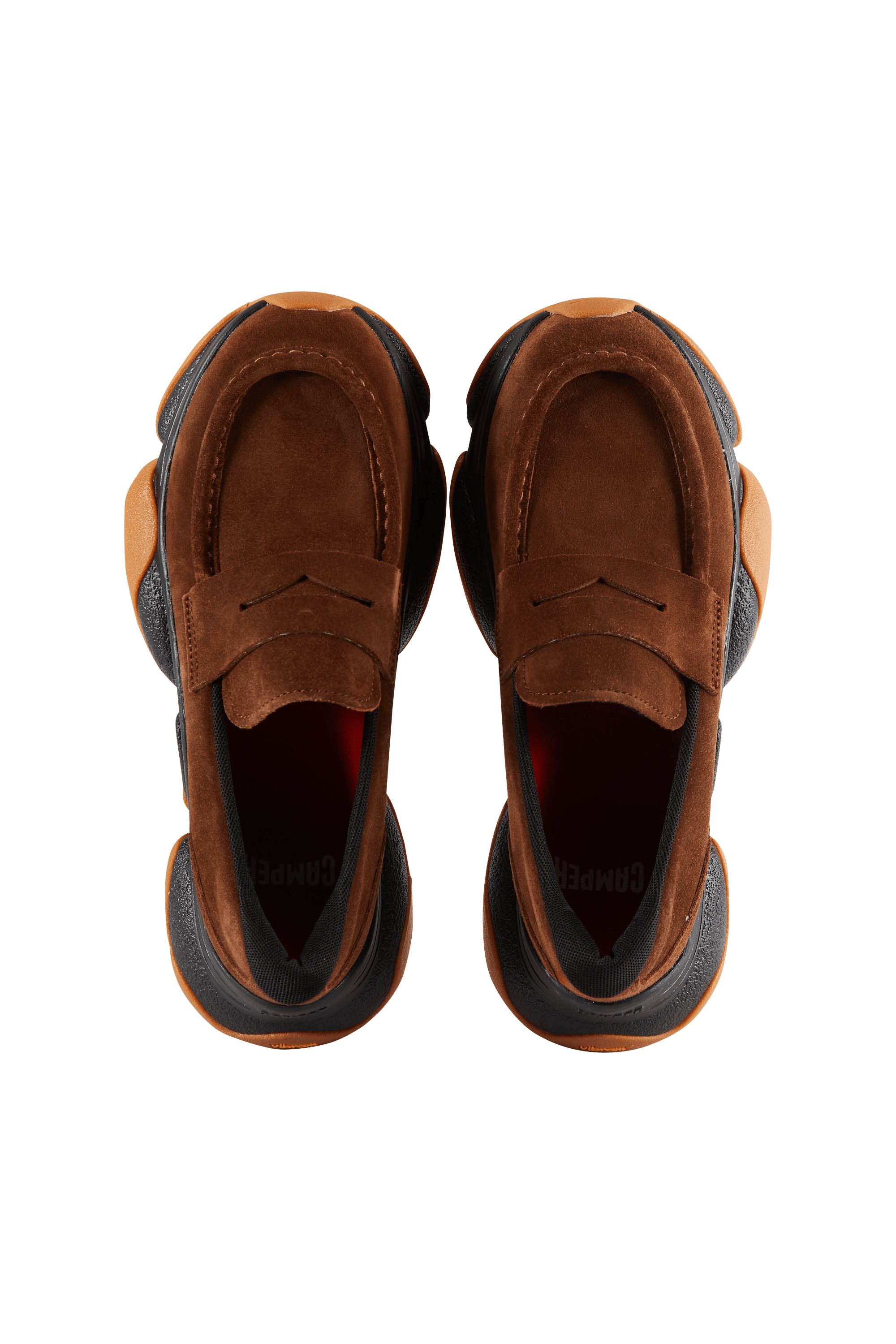 Leather deck shoes | Brown CAMPER Women