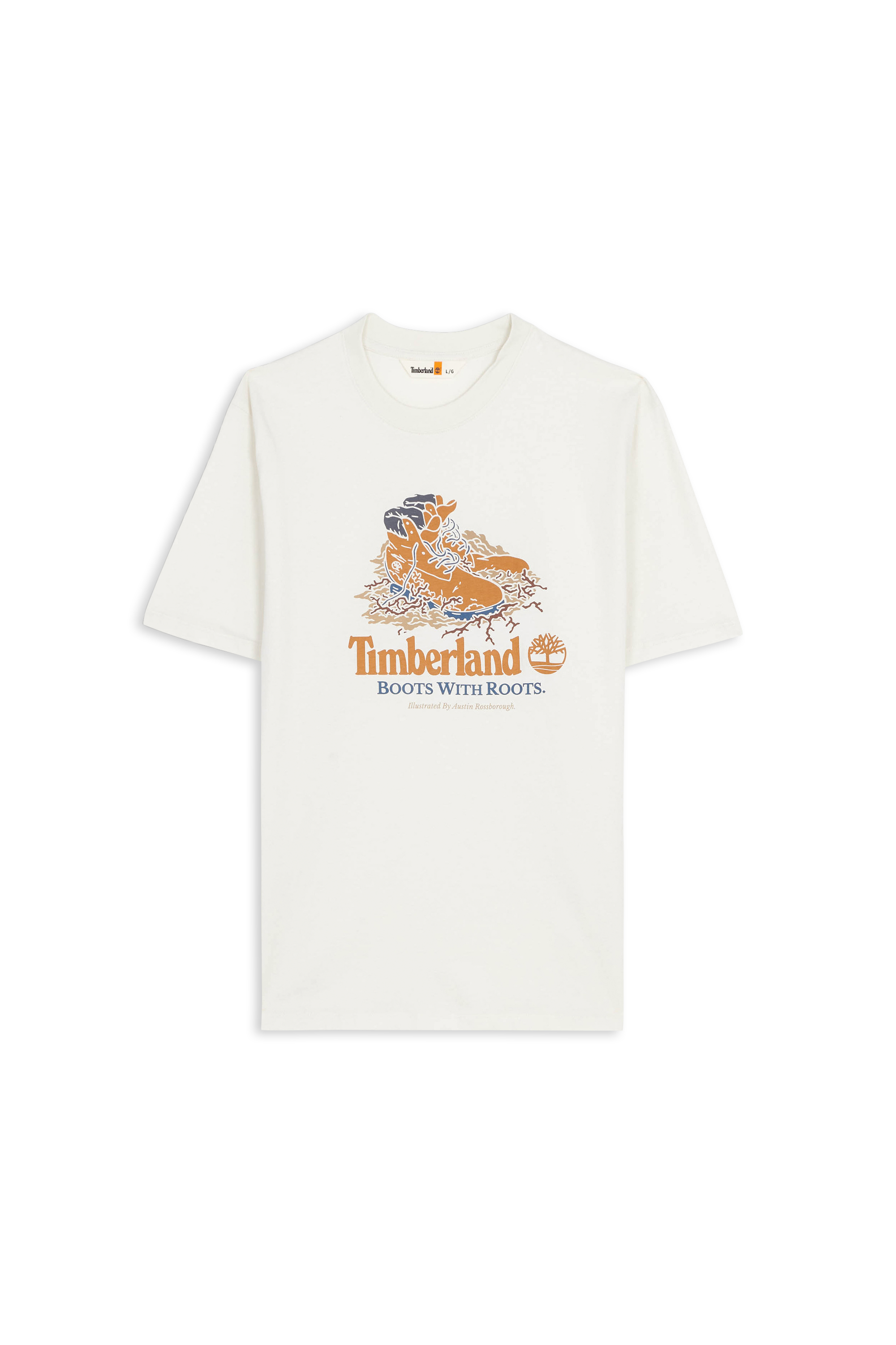 Regular-fit round-neck cotton T-shirt White