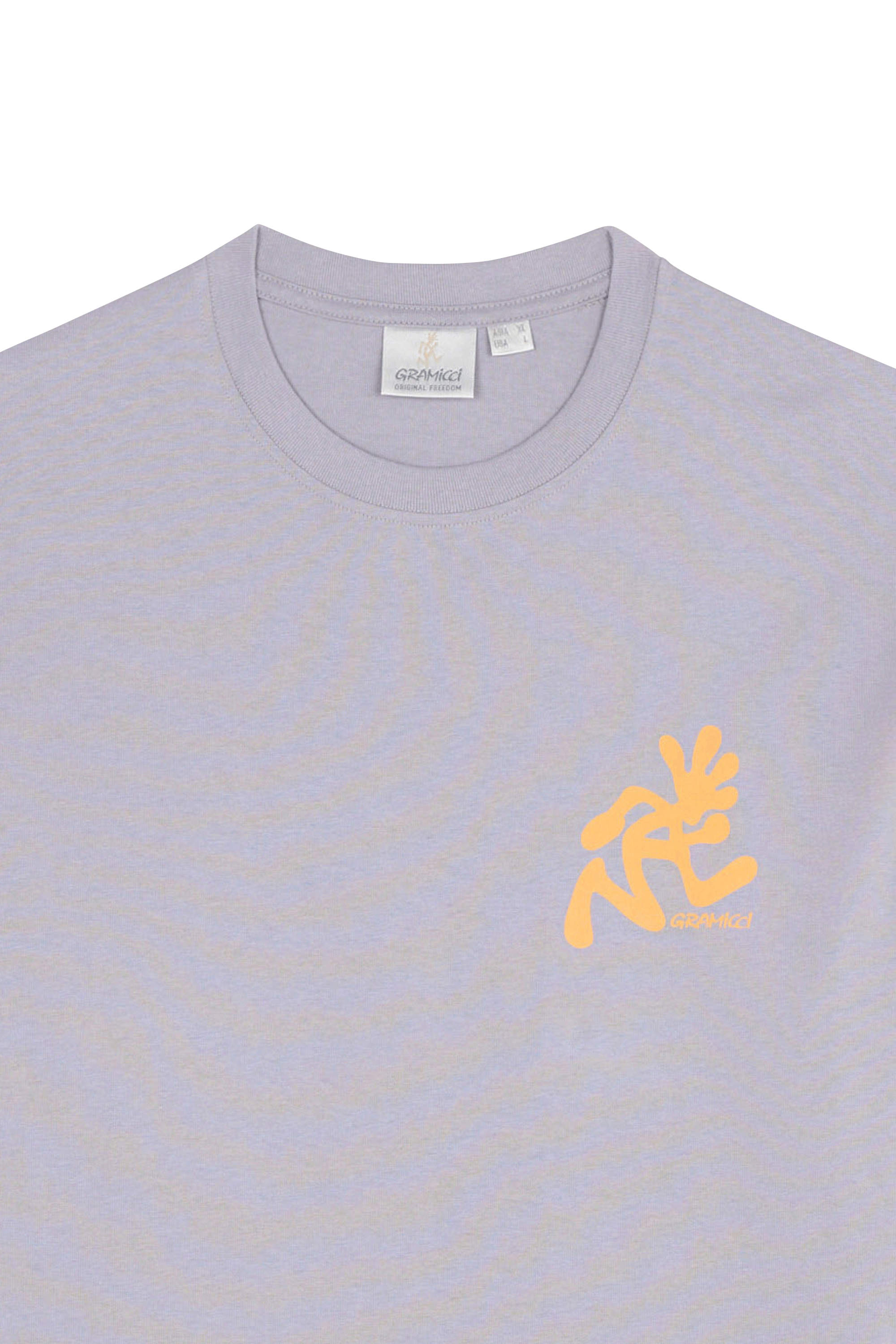 Regular-fit round-neck cotton T-shirt Purple