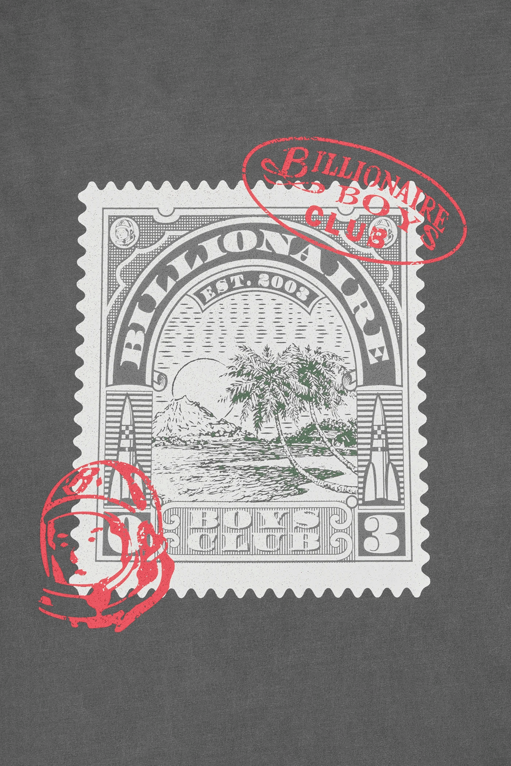Regular-fit round-neck cotton T-shirt | Black BILLIONAIRE BOYS CLUB Men