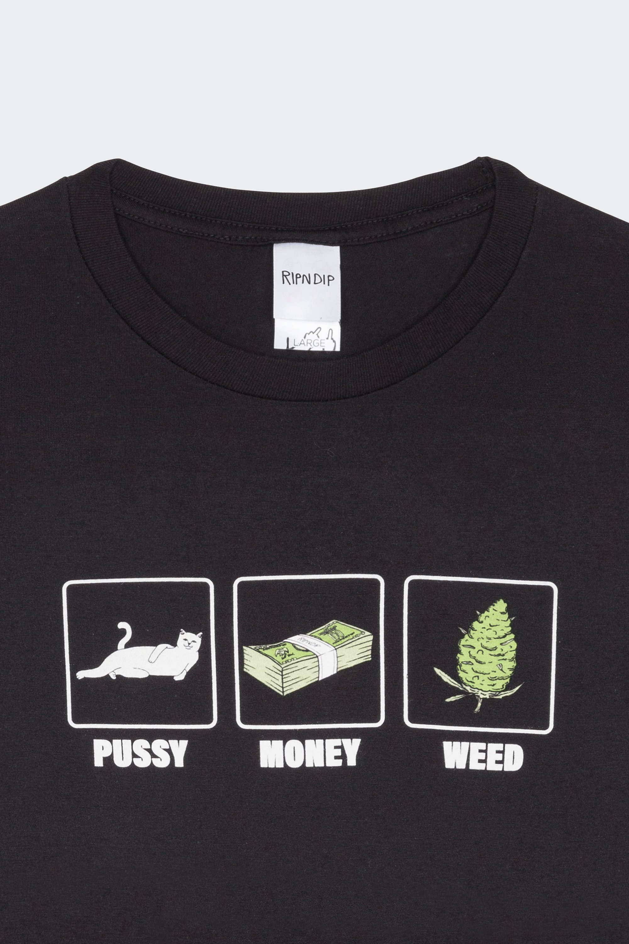 T-shirt | Black by RIPNDIP T-shirt Black