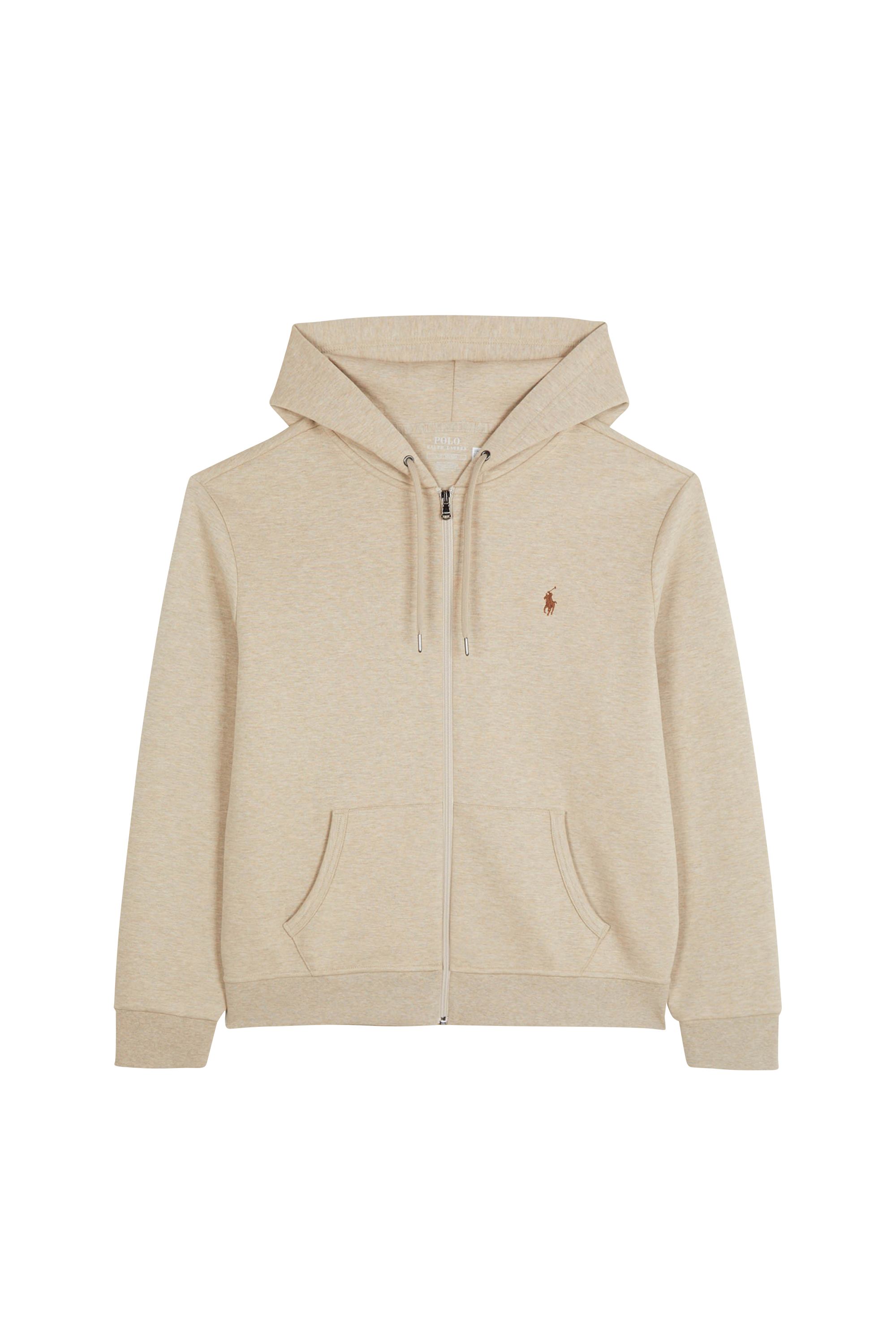 Hoodie zippé Beige
