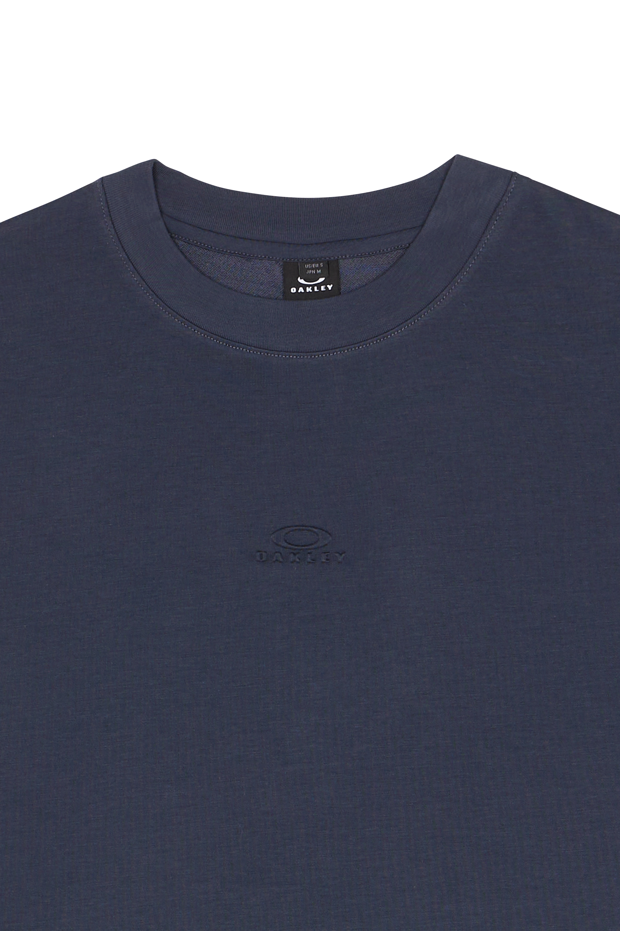 Regular-fit round-neck cotton T-shirt Grey
