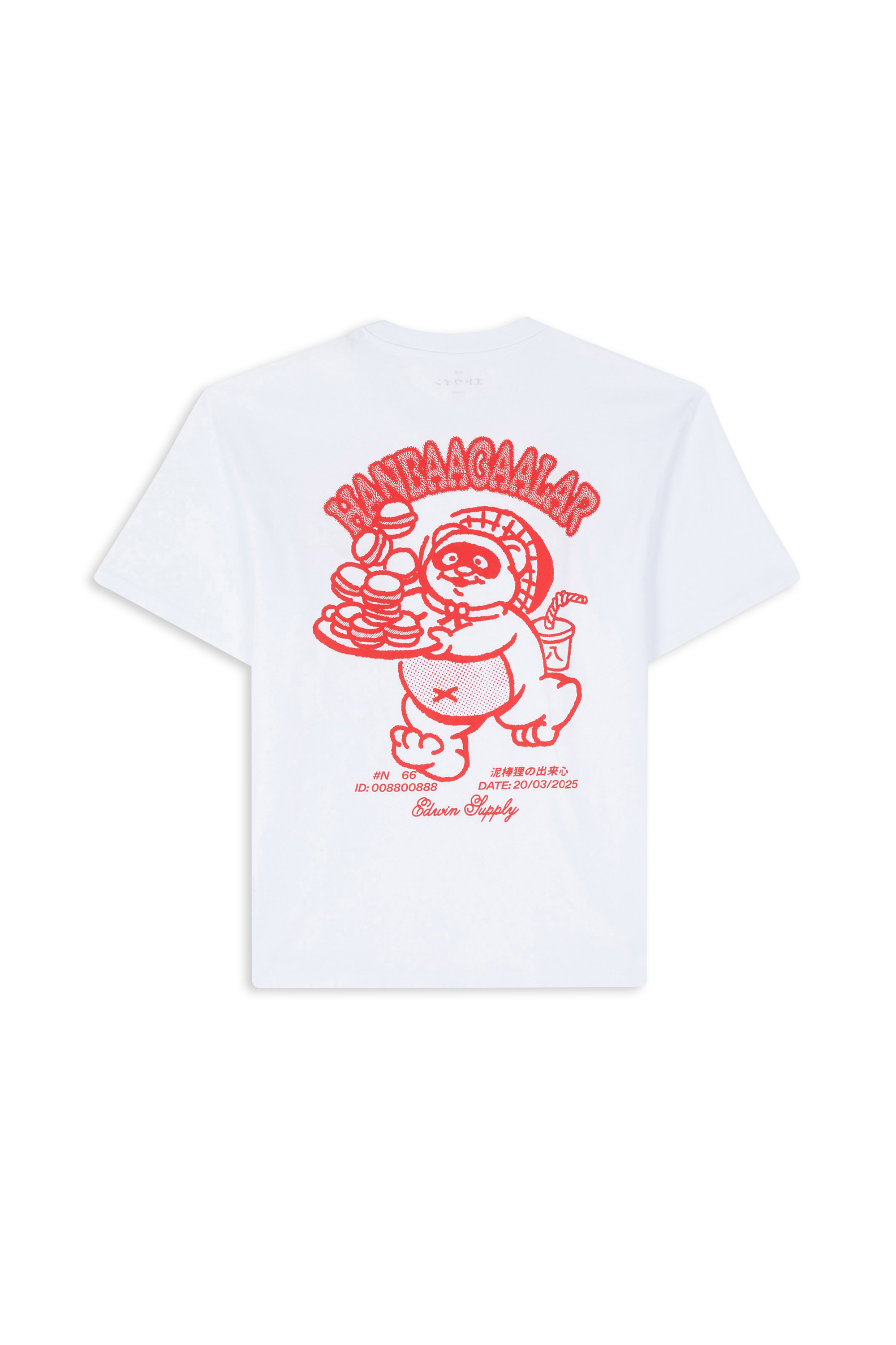 Regular-fit round-neck cotton T-shirt White