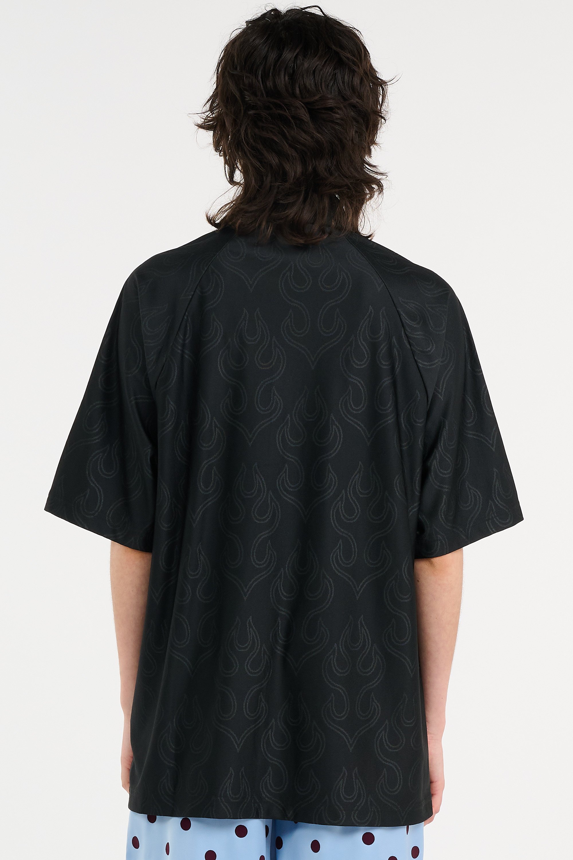 Regular-fit round-neck cotton T-shirt | Black ADIDAS Women