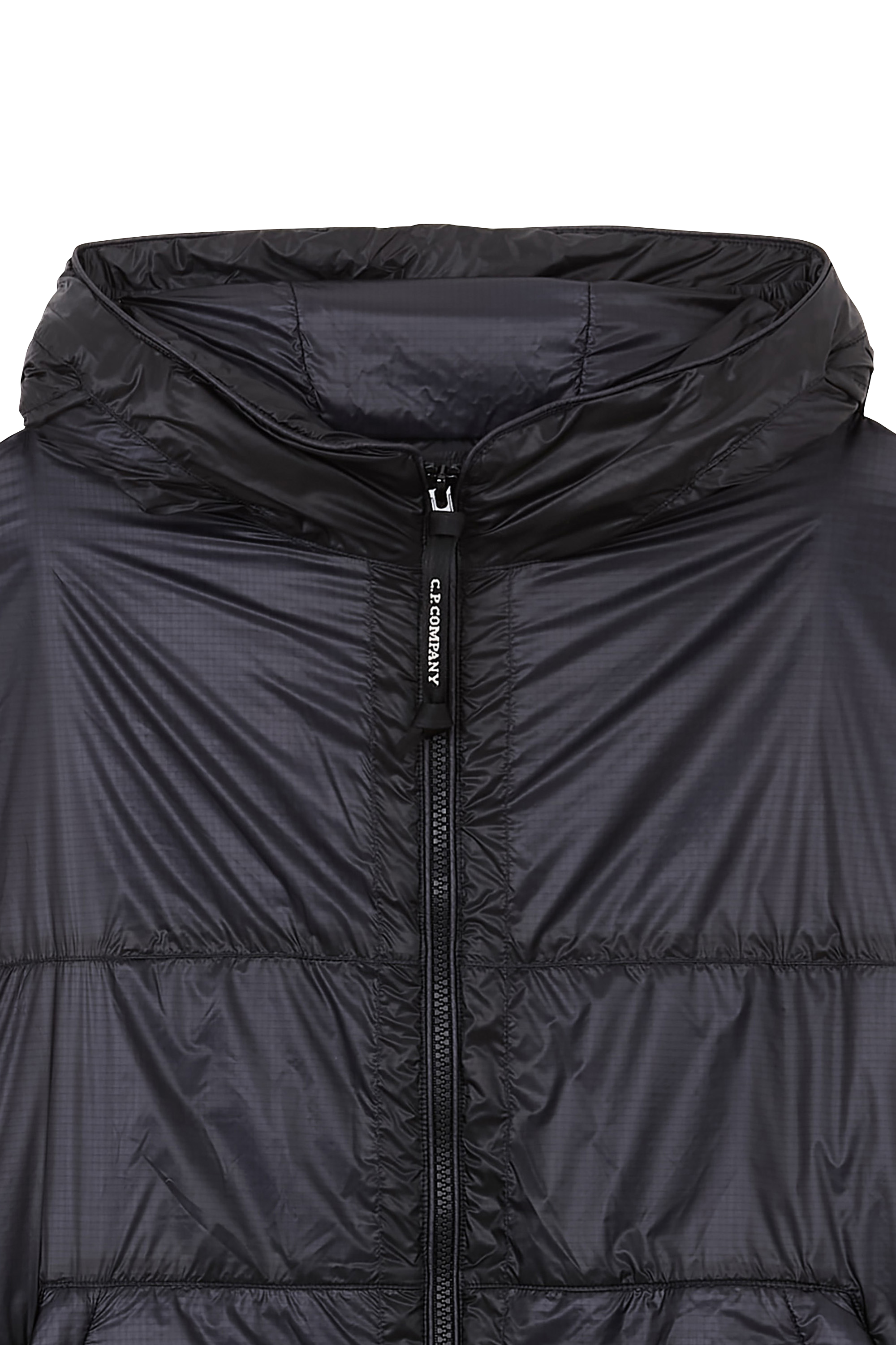 Lightweight quilted padded jacket with high neck Blue