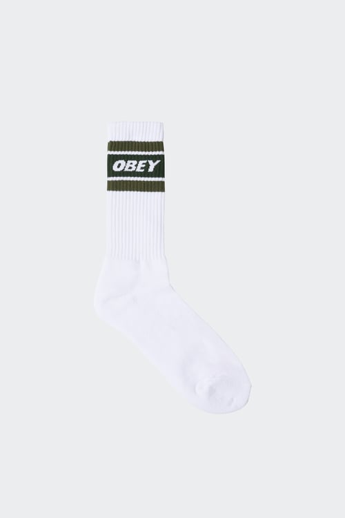 OBEY Chaussettes Blanc