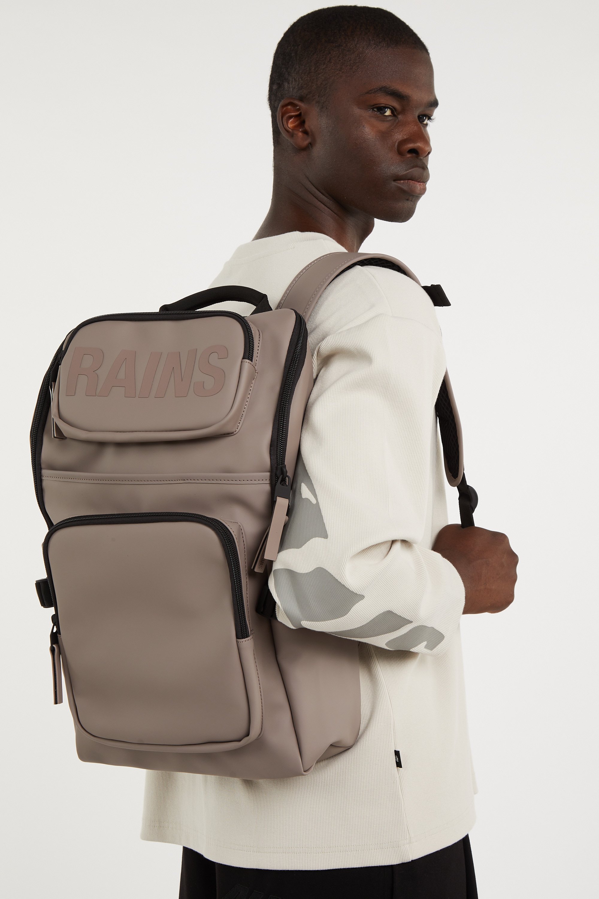 Sac à dos RAINS Marron