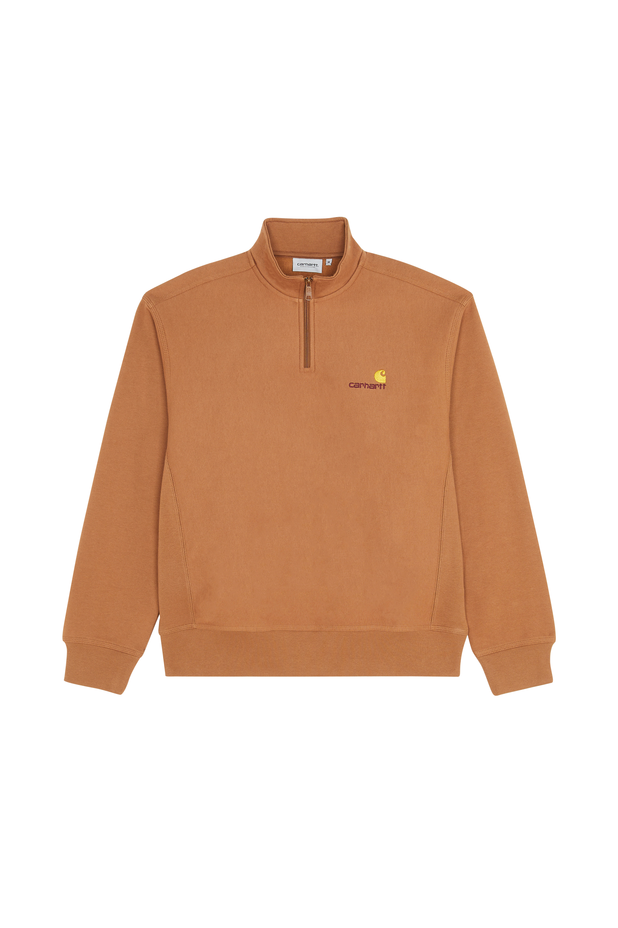 Zip-up sweatshirt Brown