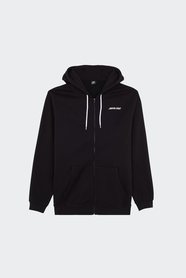 Zip up Hoodie Screaming Flash Zip Hood Black Santa Cruz Man Citadium