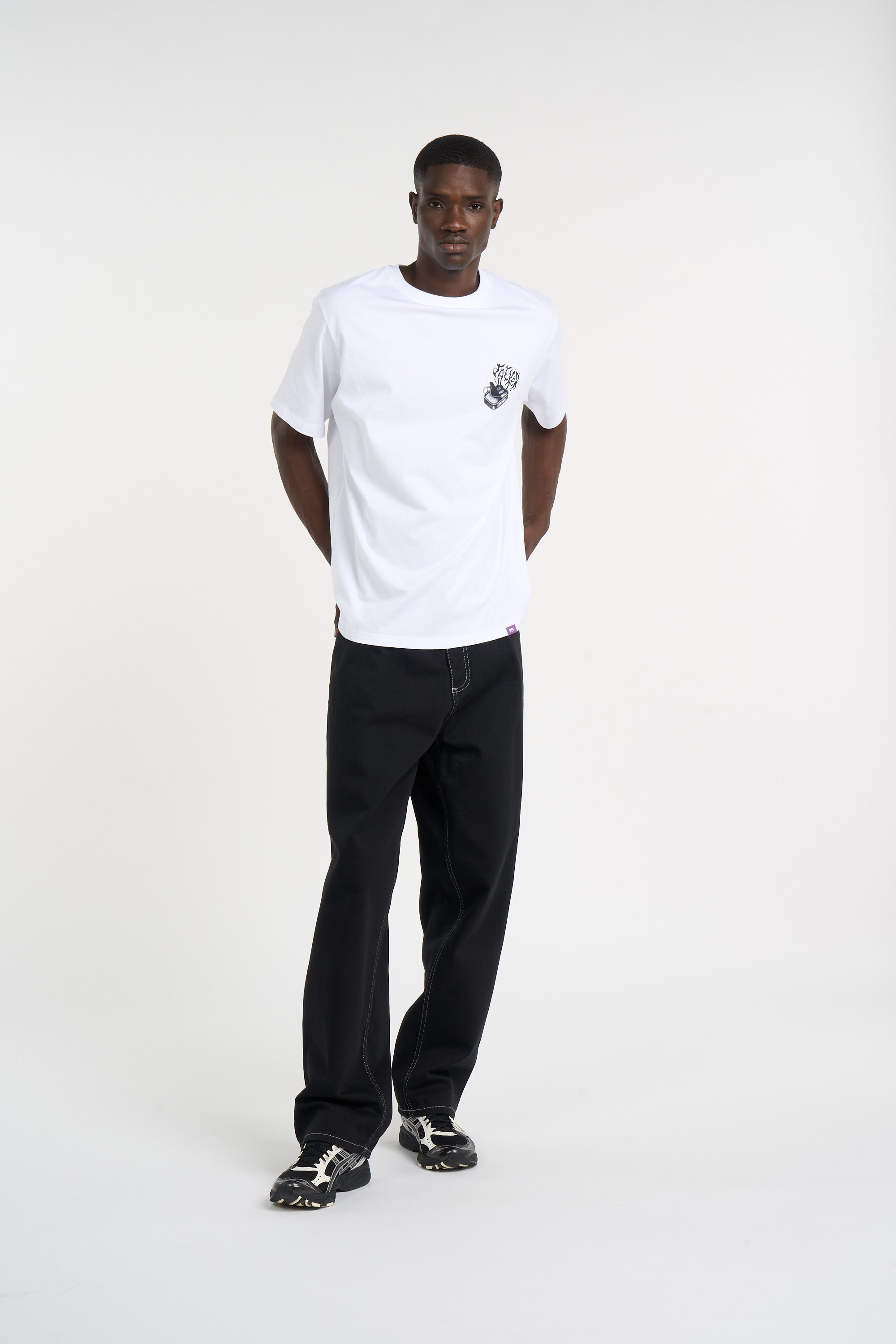 Printed T-shirt  JACKER Purple