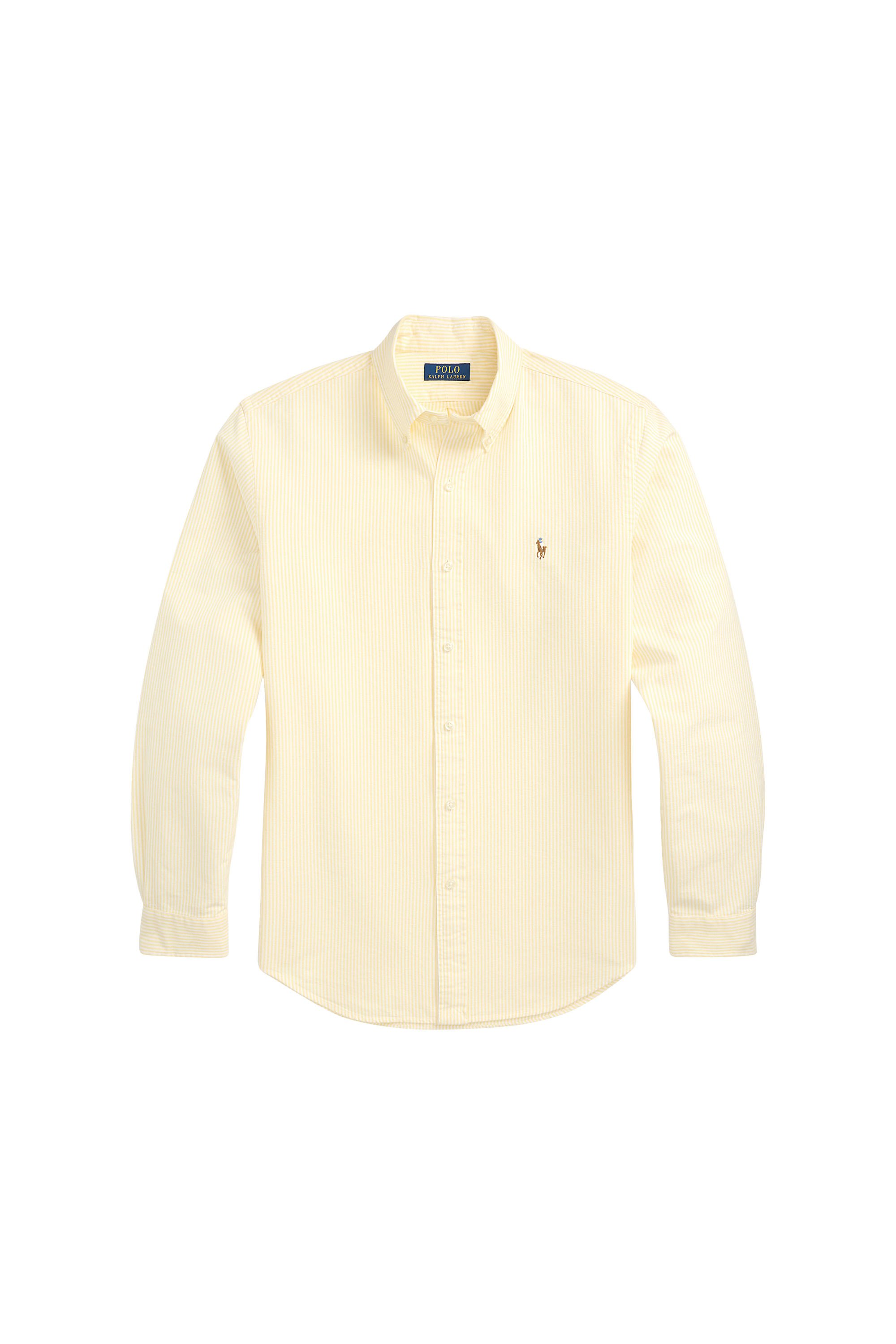 Shirt Custom Fit Striped Oxford Shirt 6636d yellow oxford/white