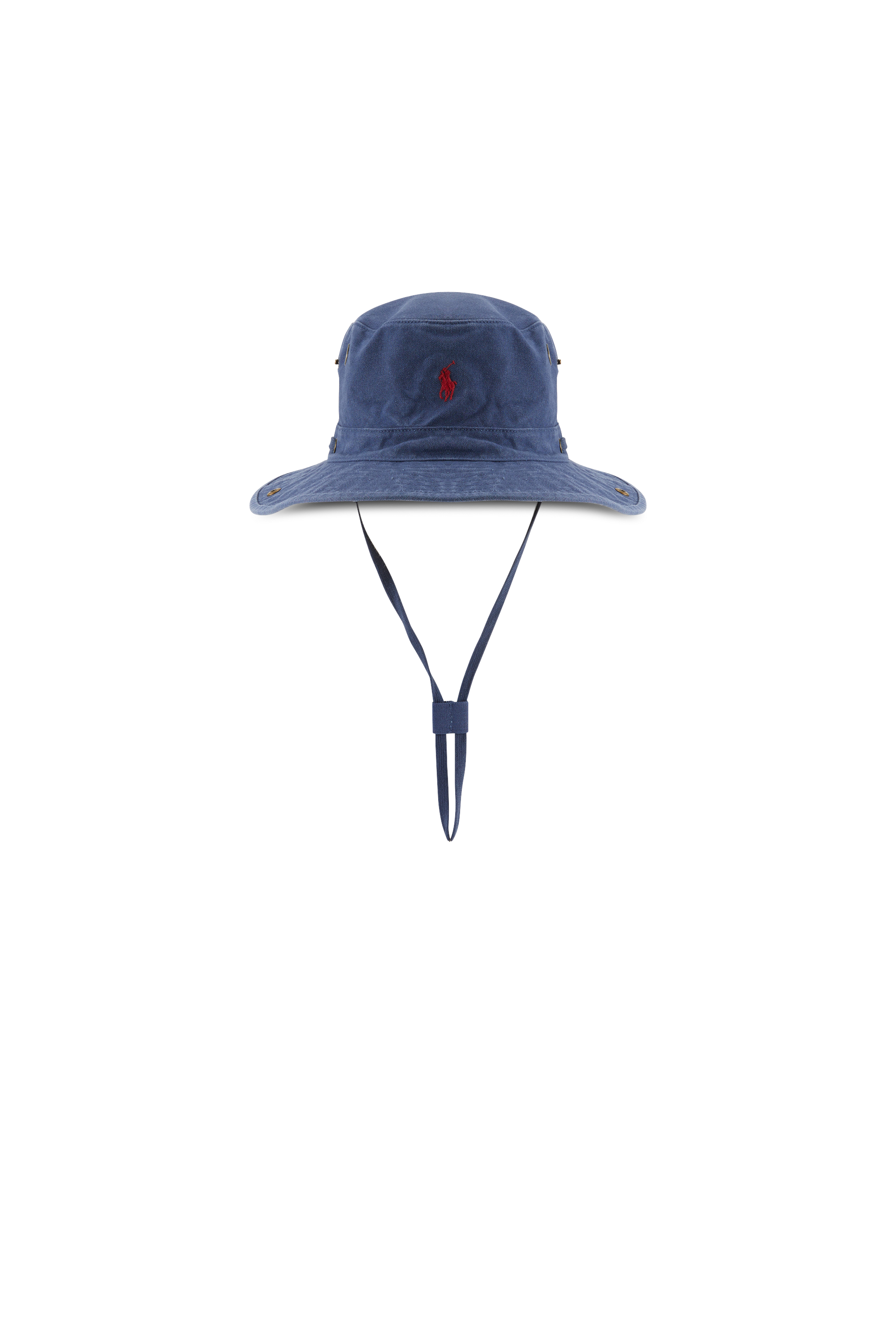 Bob Logo-Patch Canvas Bucket Hat Light navy