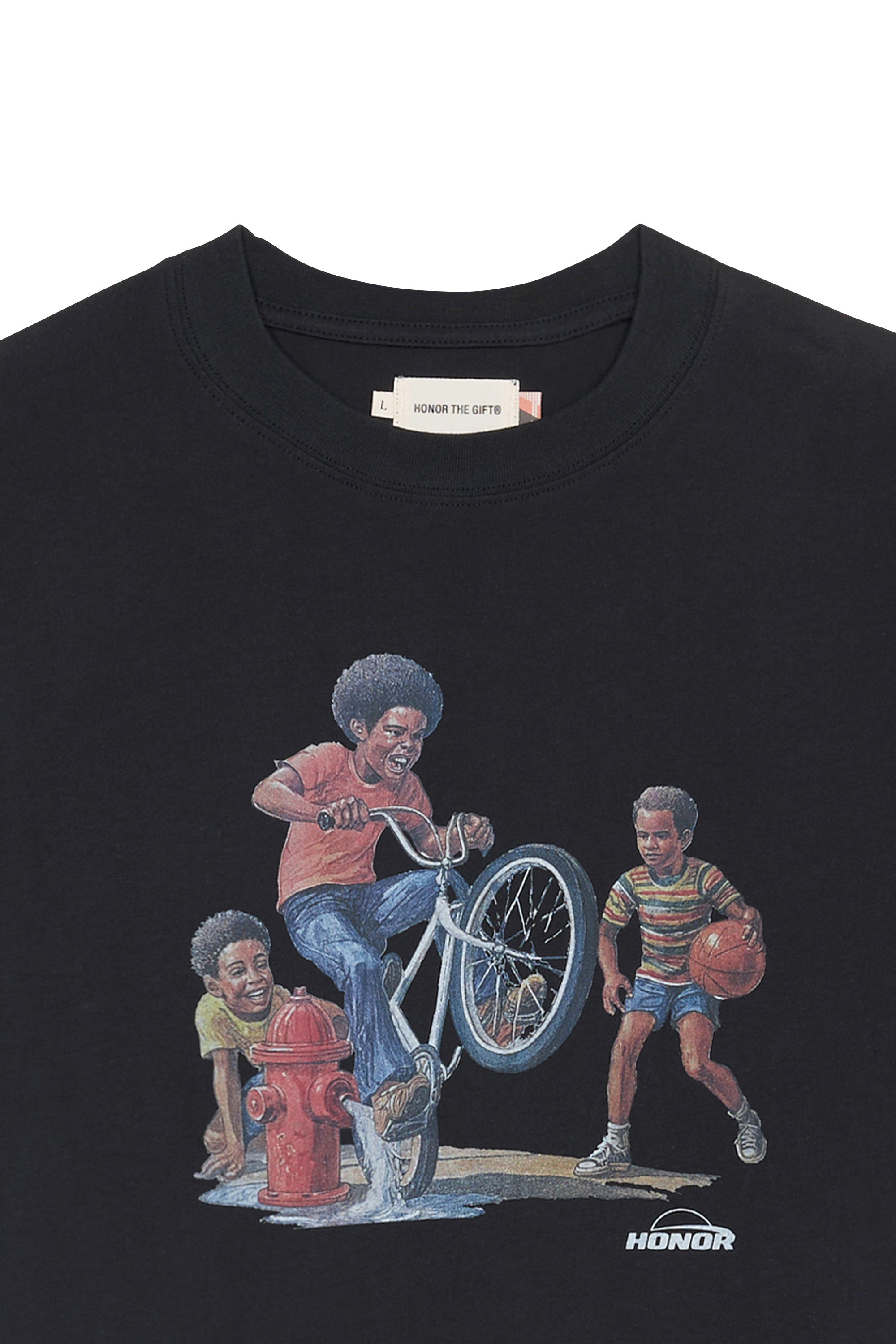 T-shirt | Noir HONOR THE GIFT Homme