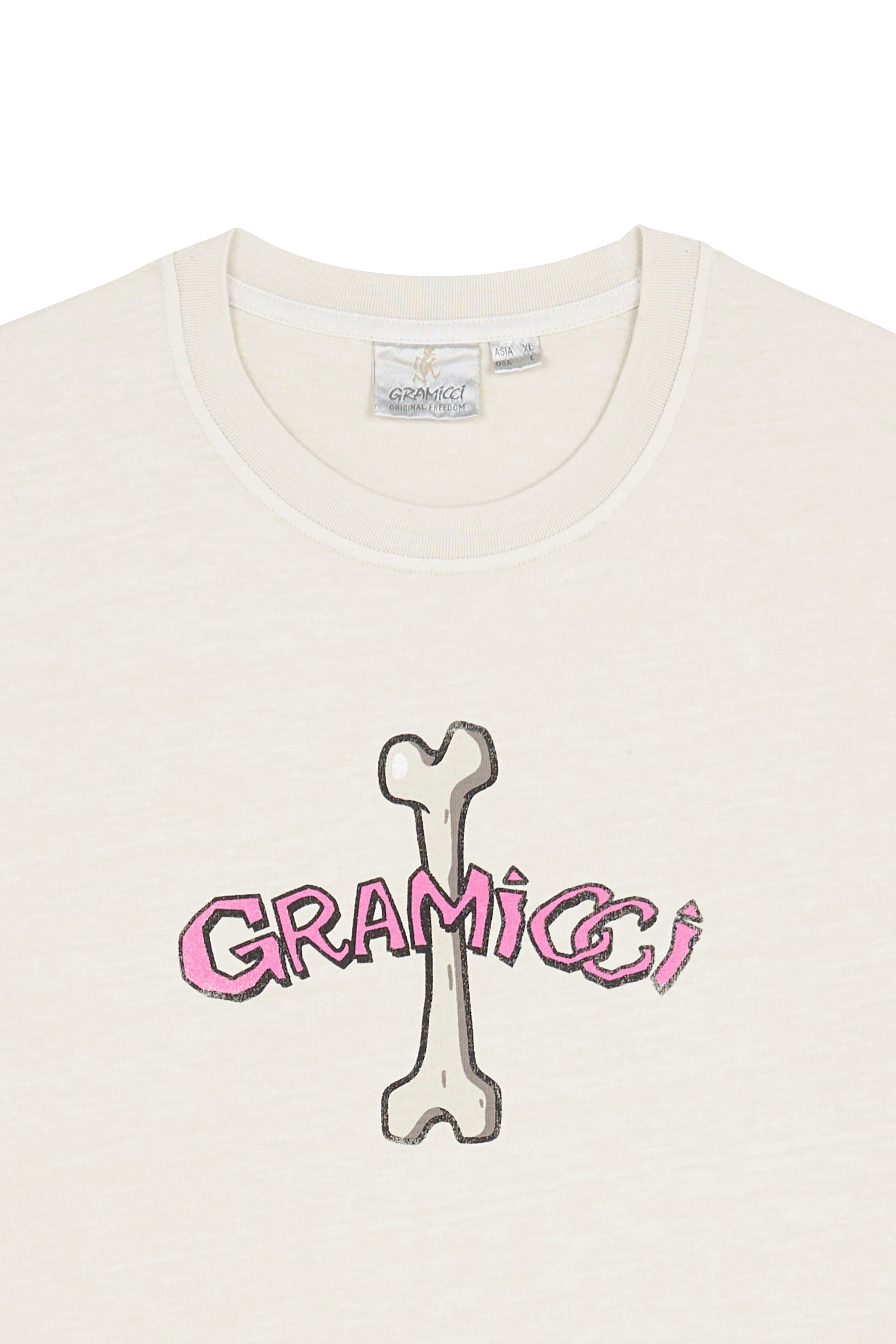 Regular-fit round-neck cotton T-shirt | Beige GRAMICCI Men