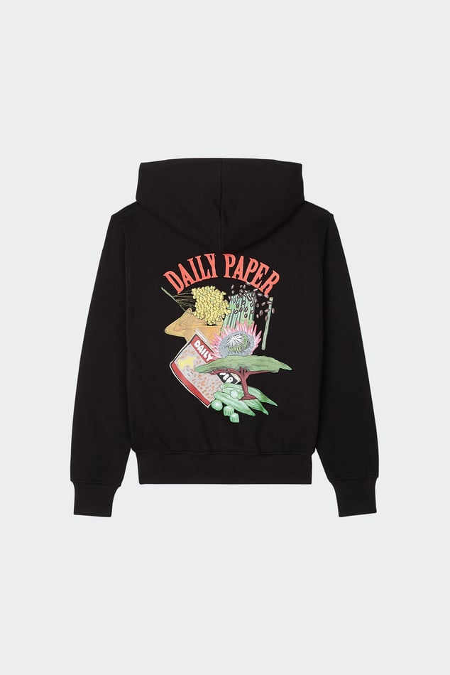 Daily paper black hoodie sales