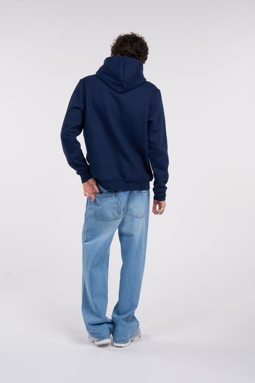 ADIDAS Hoodie Bleu