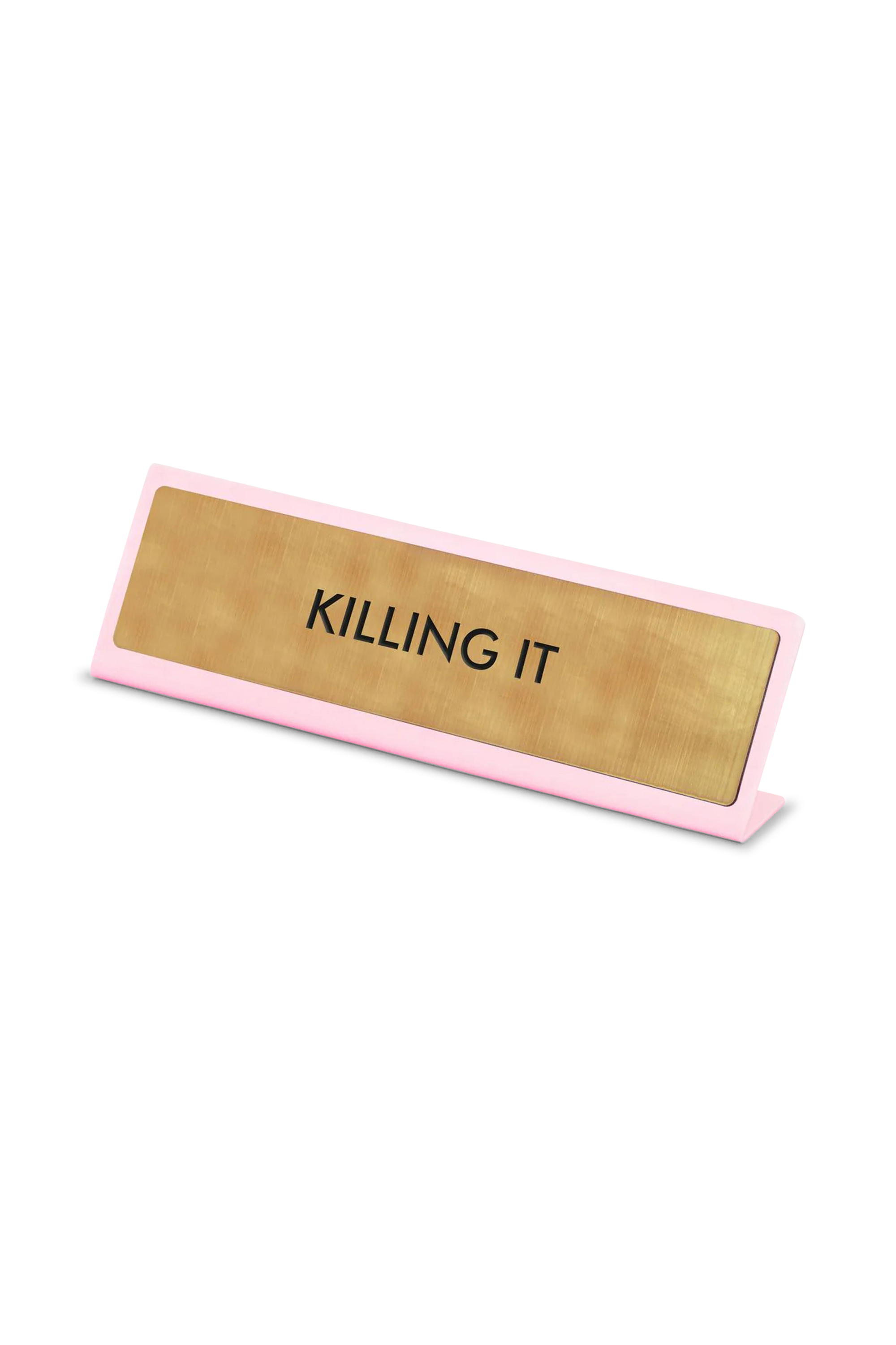 Desk plaque Golden