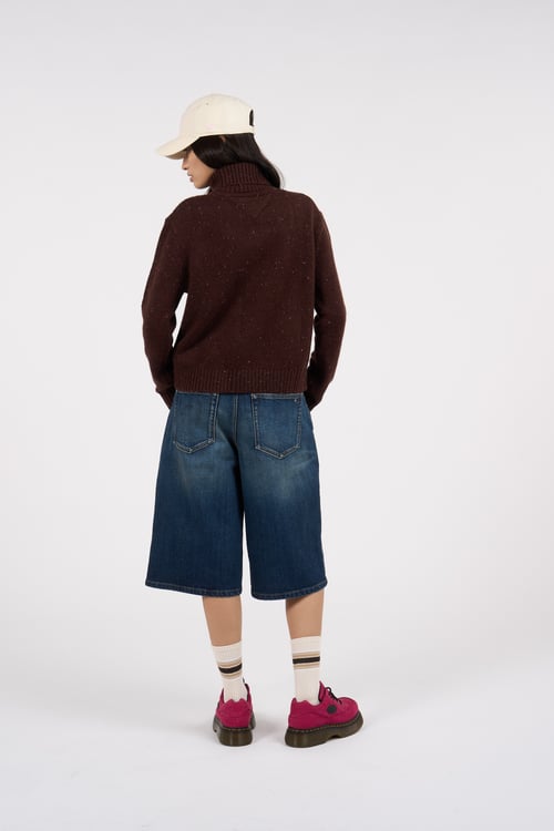 TOMMY JEANS Sweater Brown