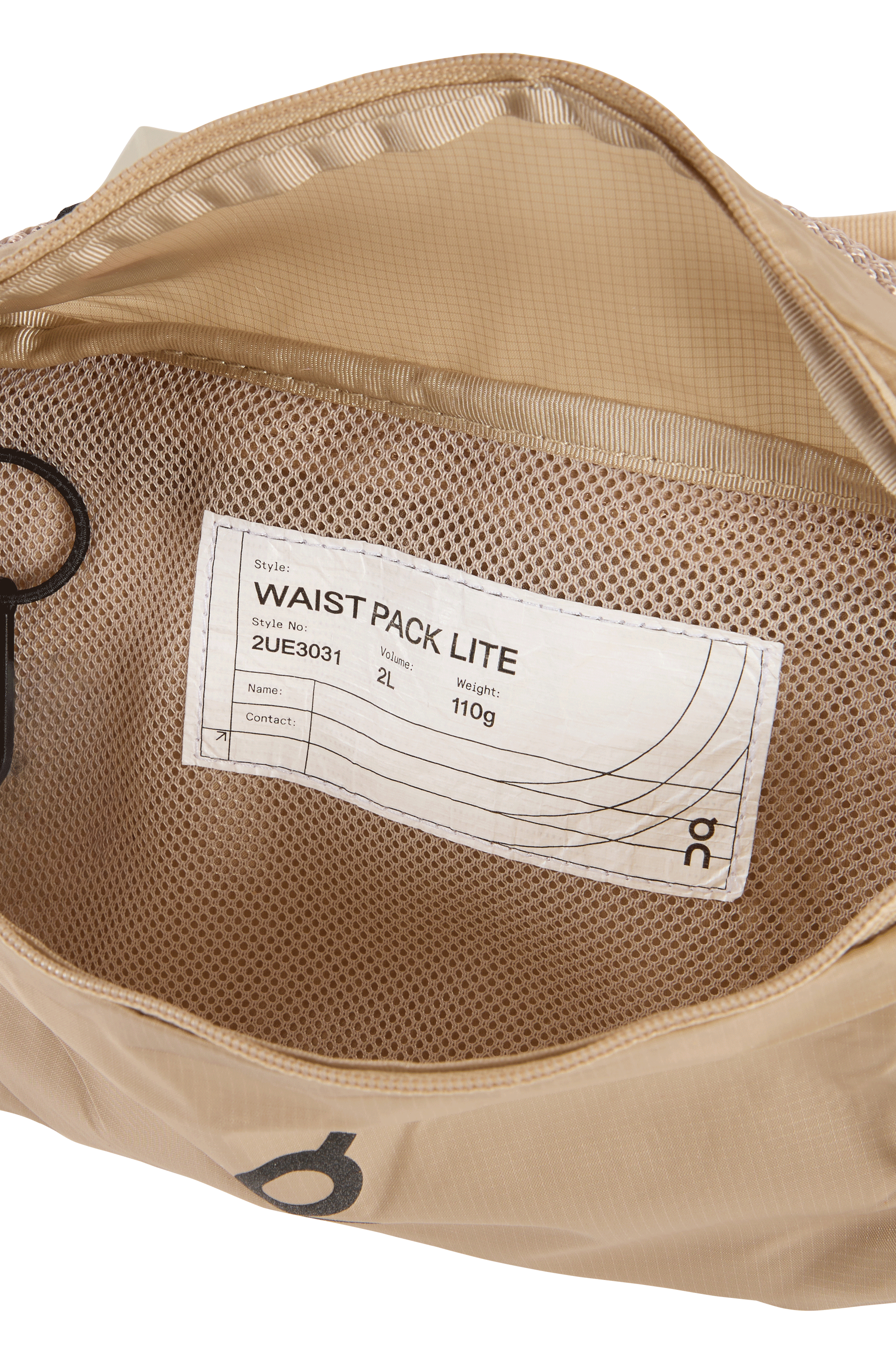 Canvas waist bag Brown