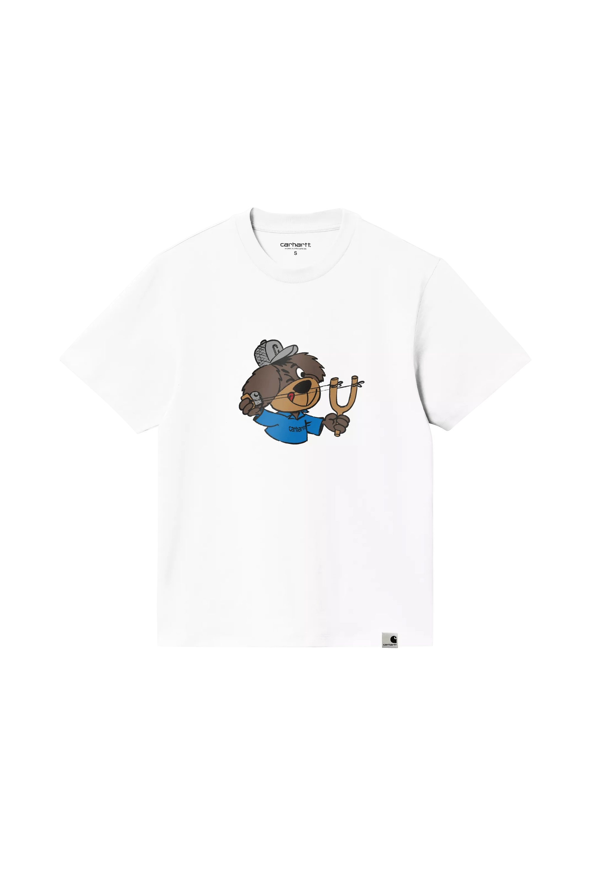Regular-fit round-neck cotton T-shirt CARHARTT WIP White