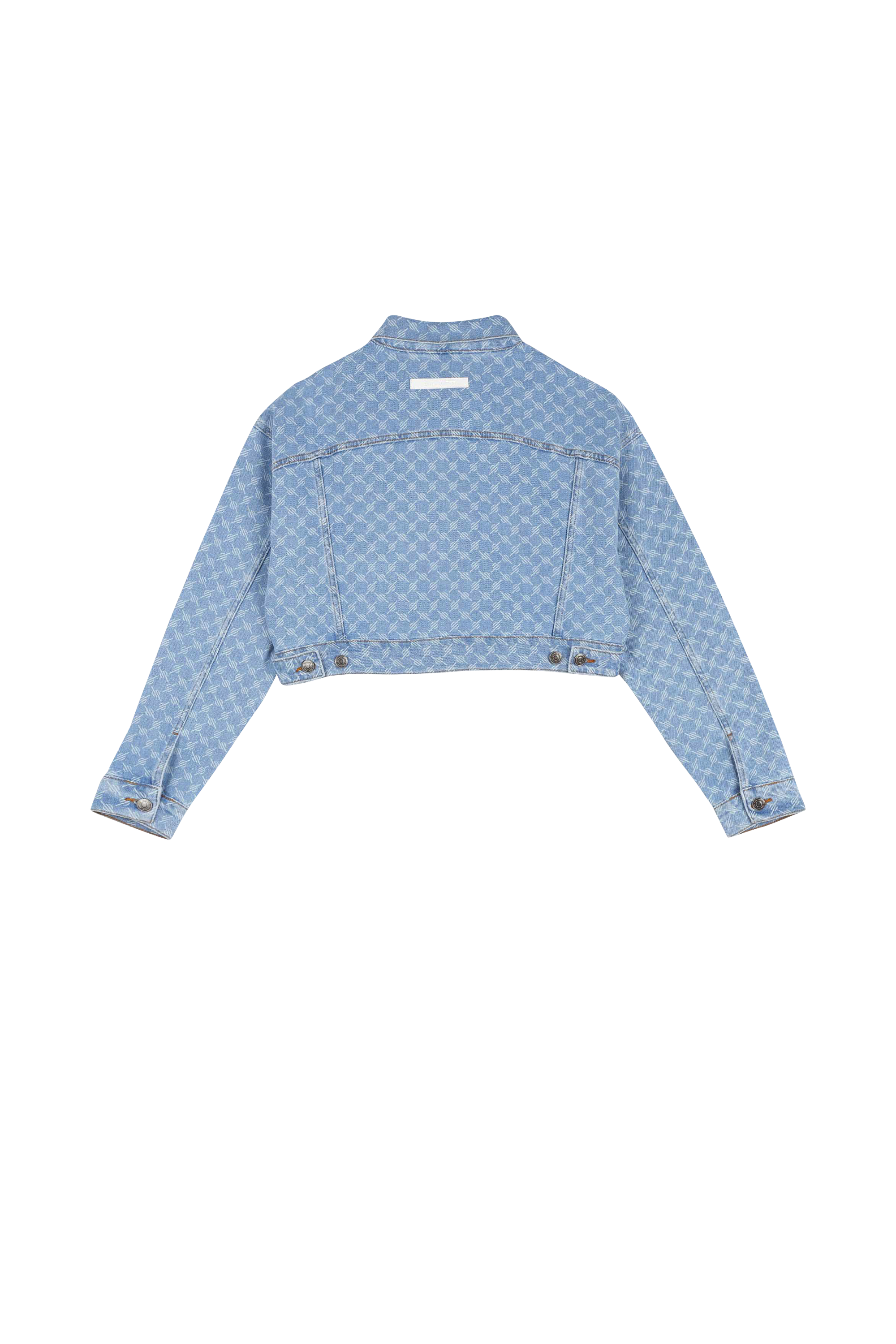 Monogram denim jacket - MILY Blue