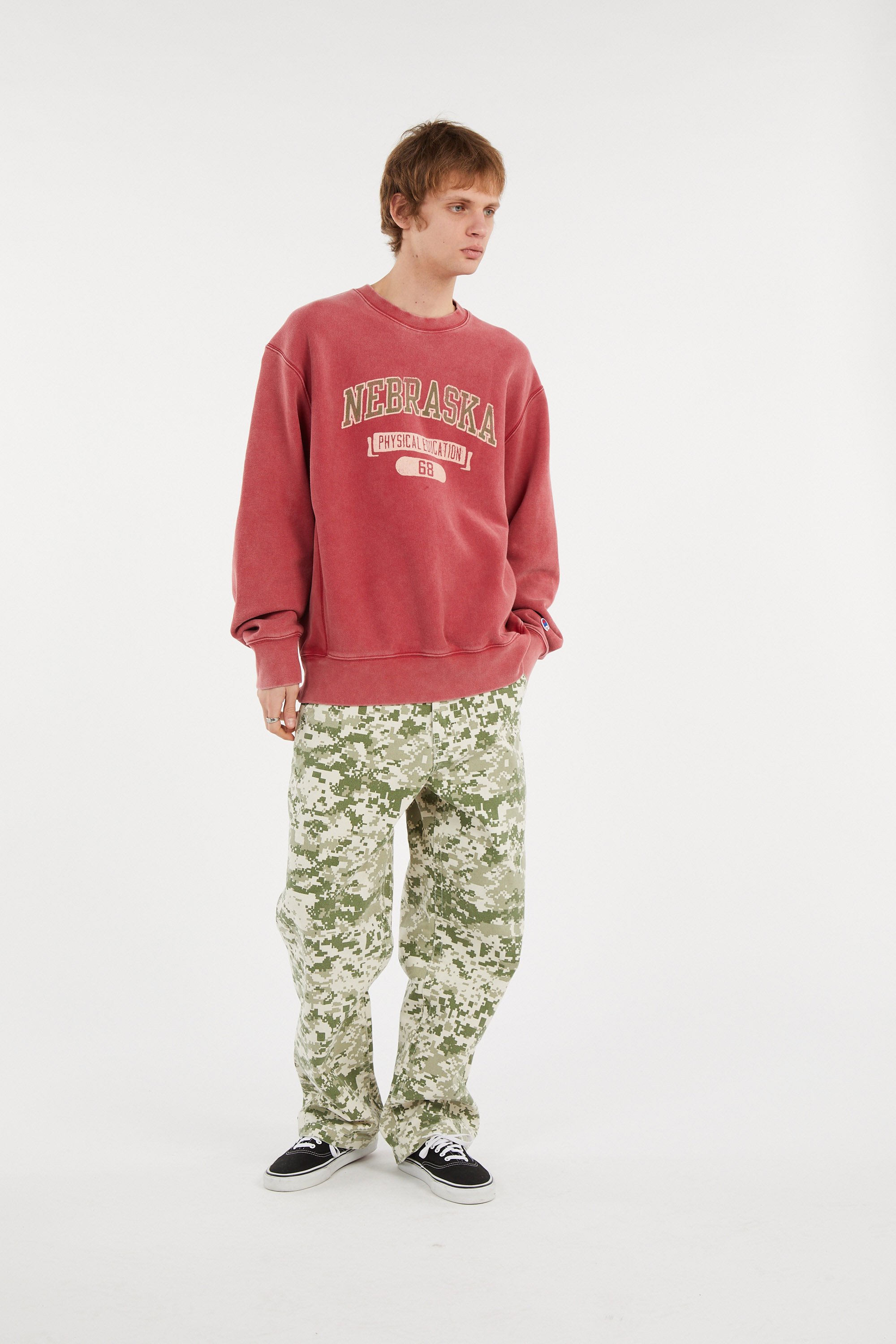 sweatshirt CHAMPION Red