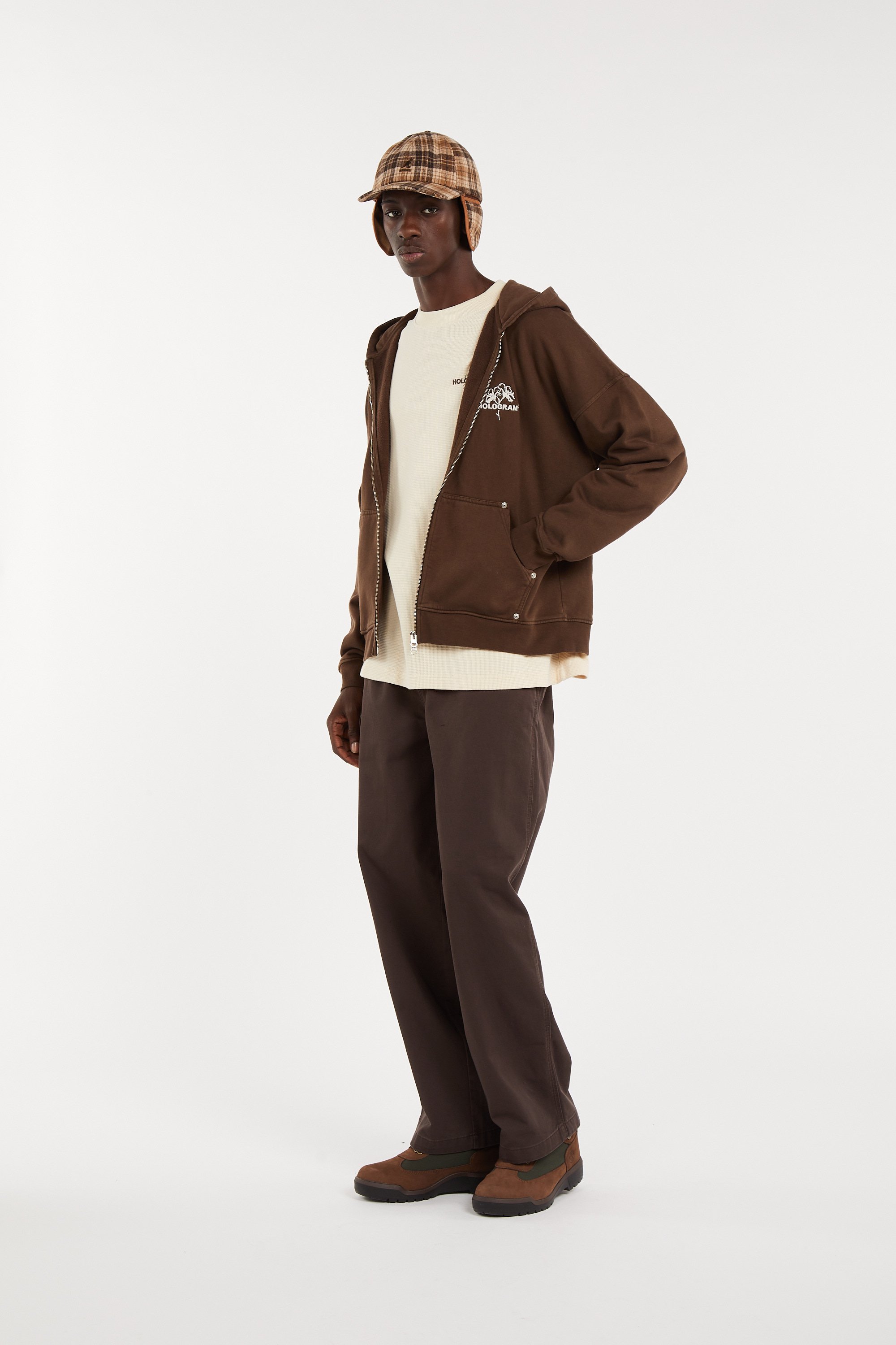 Hoodie HOLOGRAM Marron