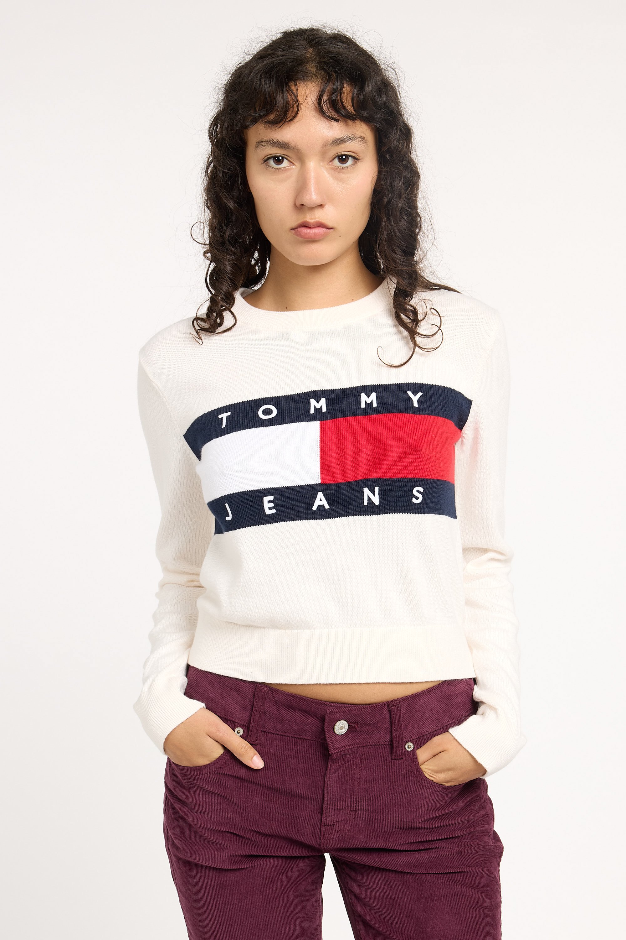 Sweater | White TOMMY JEANS Women