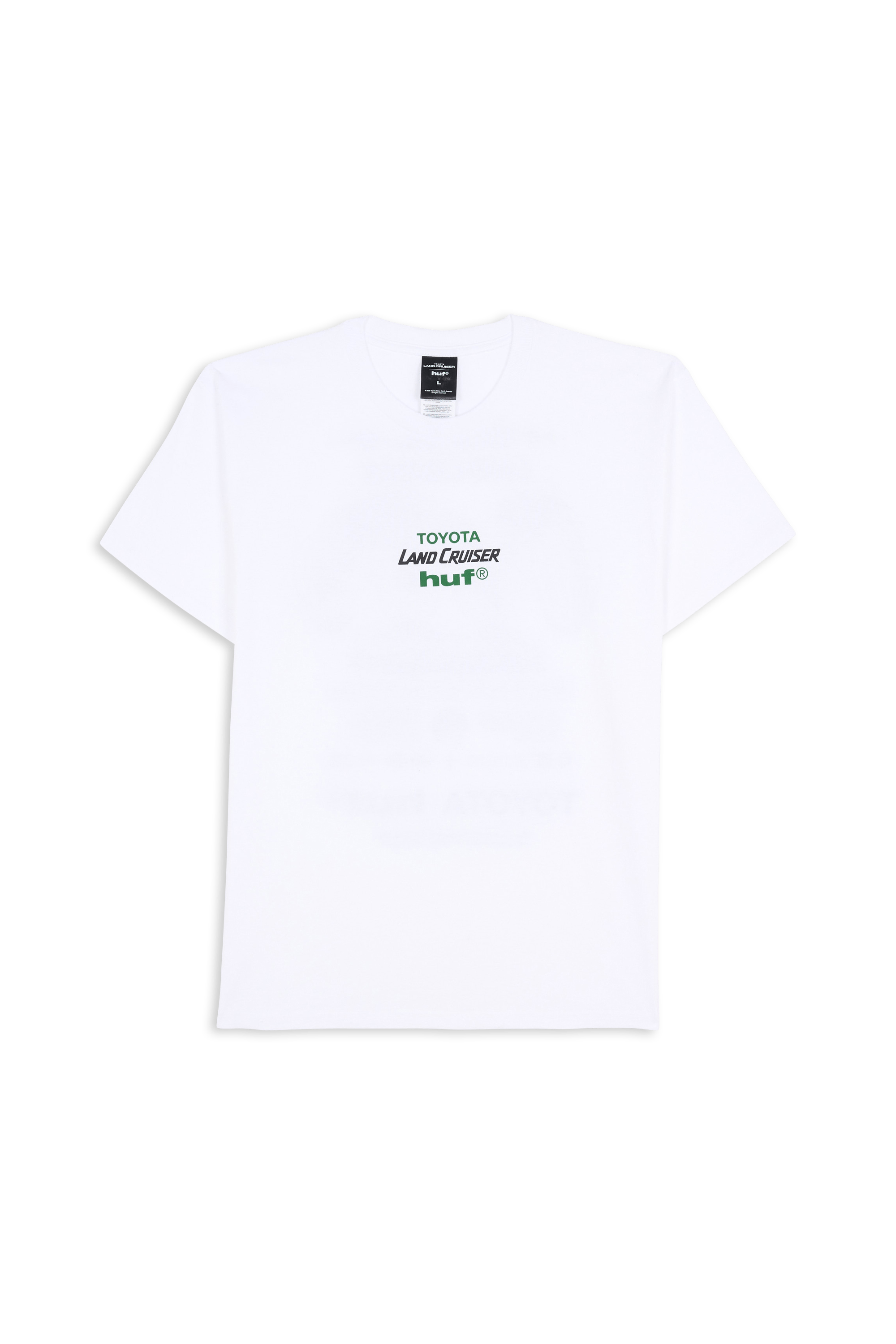 Regular-fit round-neck cotton T-shirt | White HUF Men