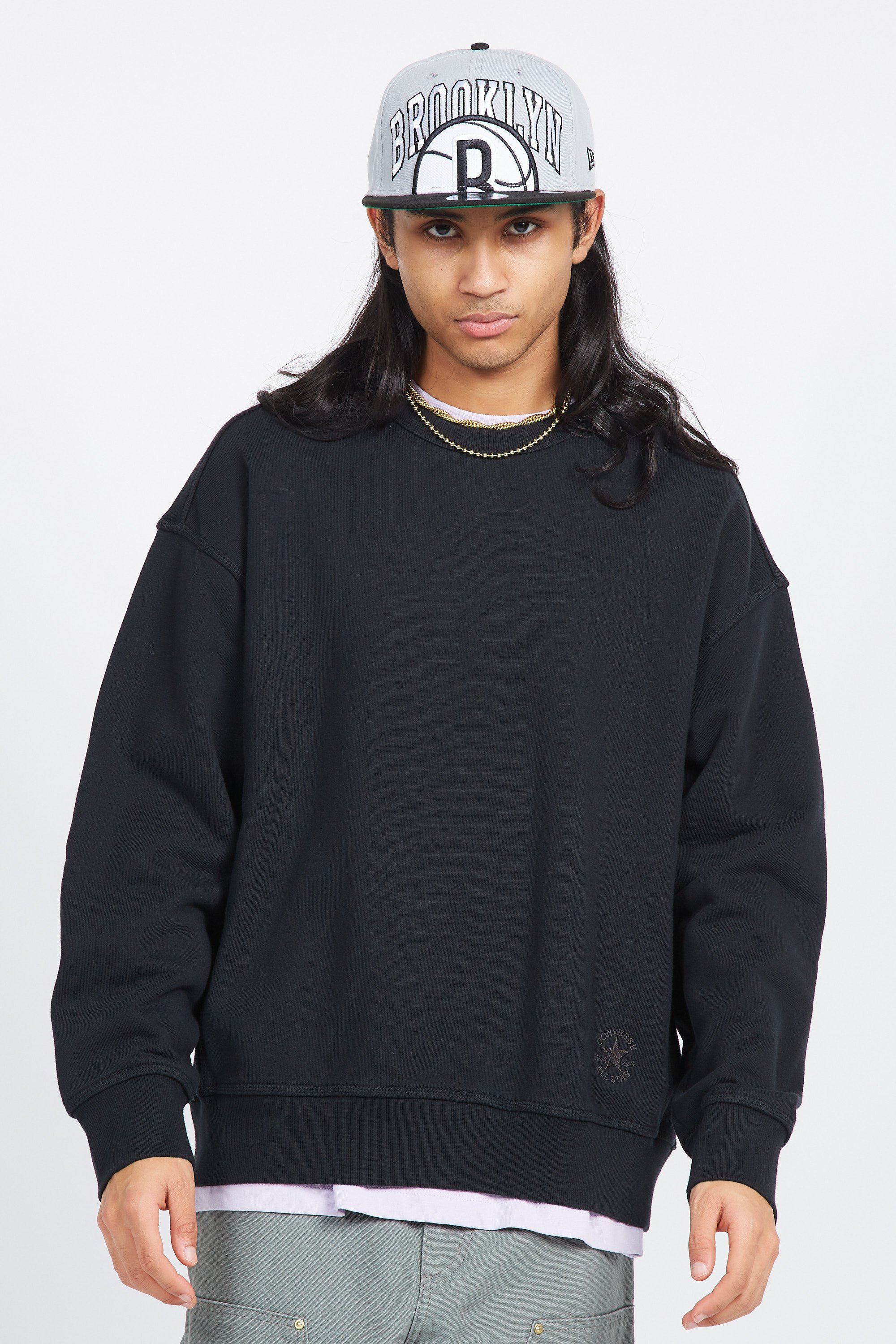 Sweatshirt | Black by CONVERSE Sweatshirt Black