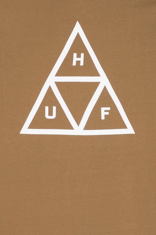 HUF T-shirt Marron