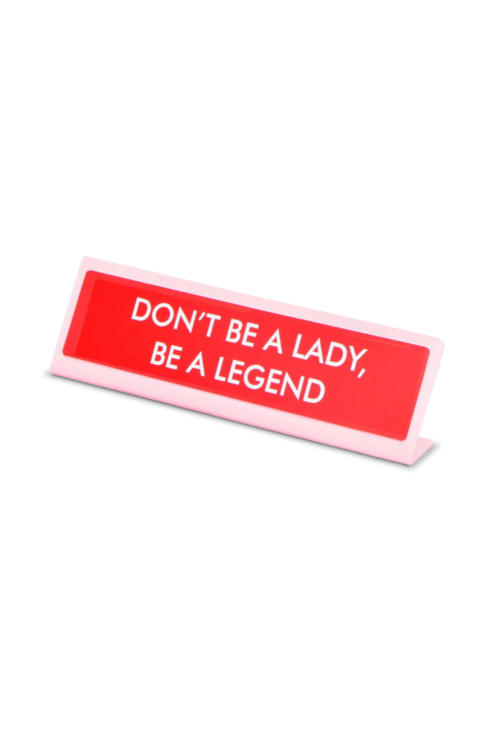 Desk plaque Red