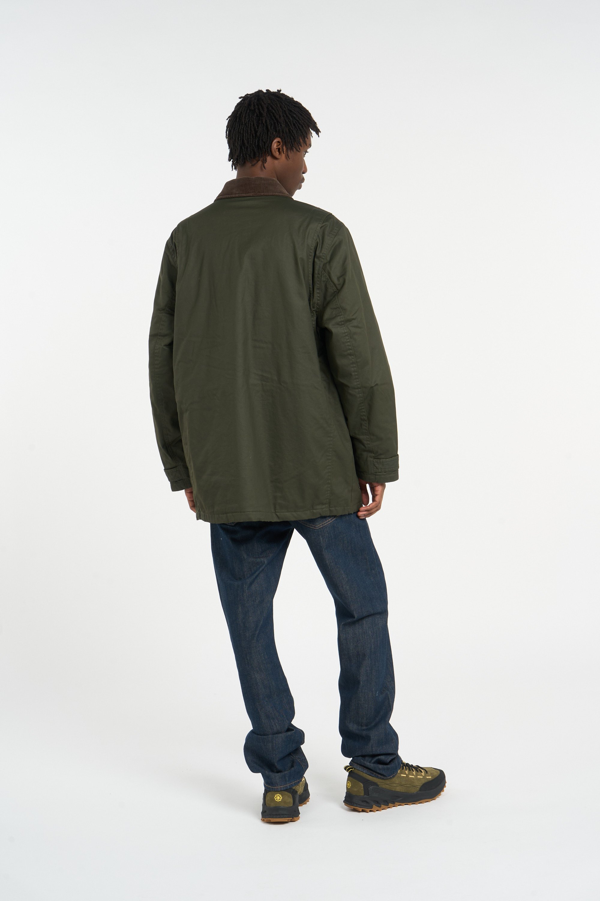 Men?s Storm 96 LO fabric and leather sneakers | Khaki KEEN Men