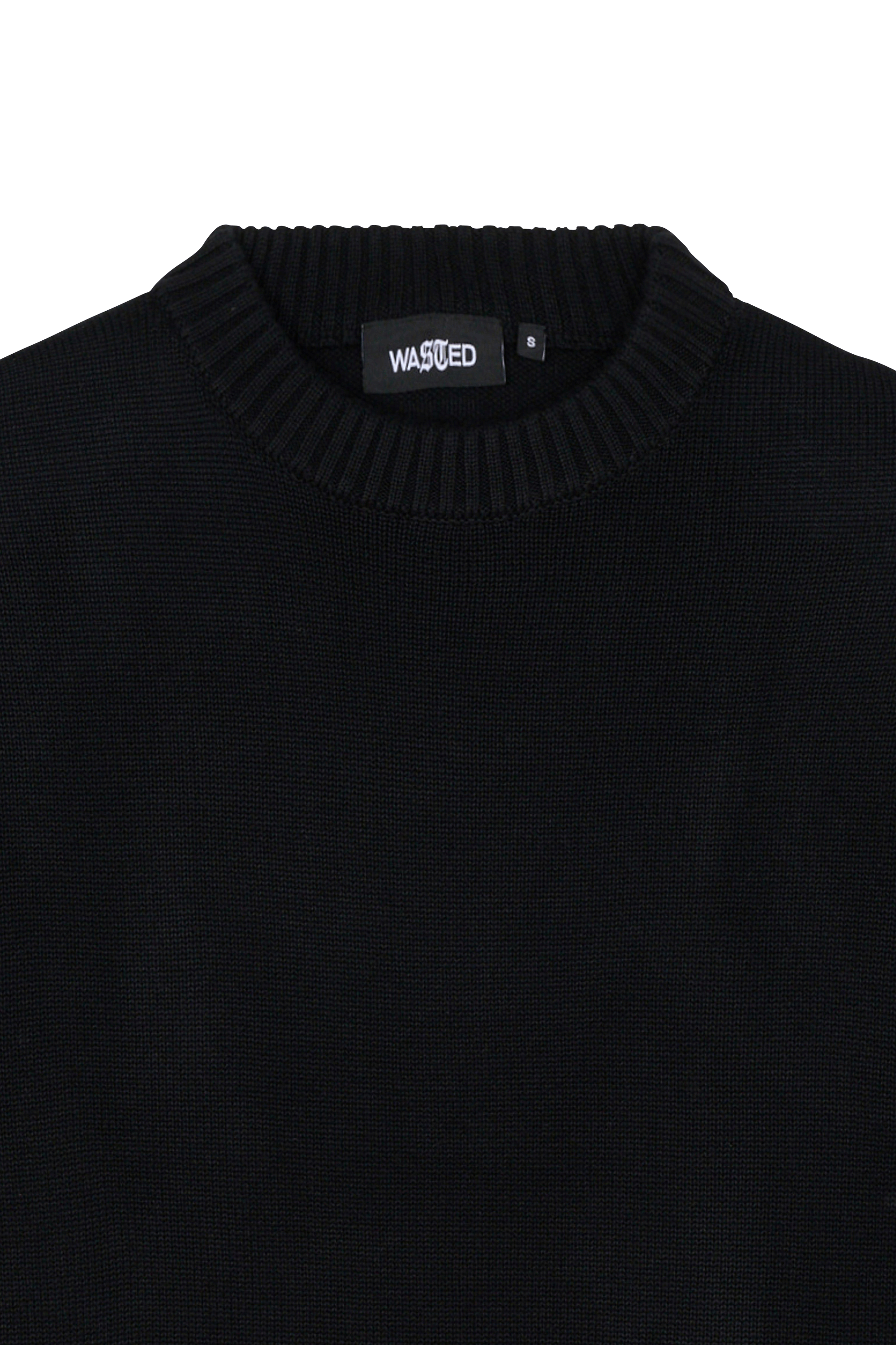 Sweater | Black WASTED Men
