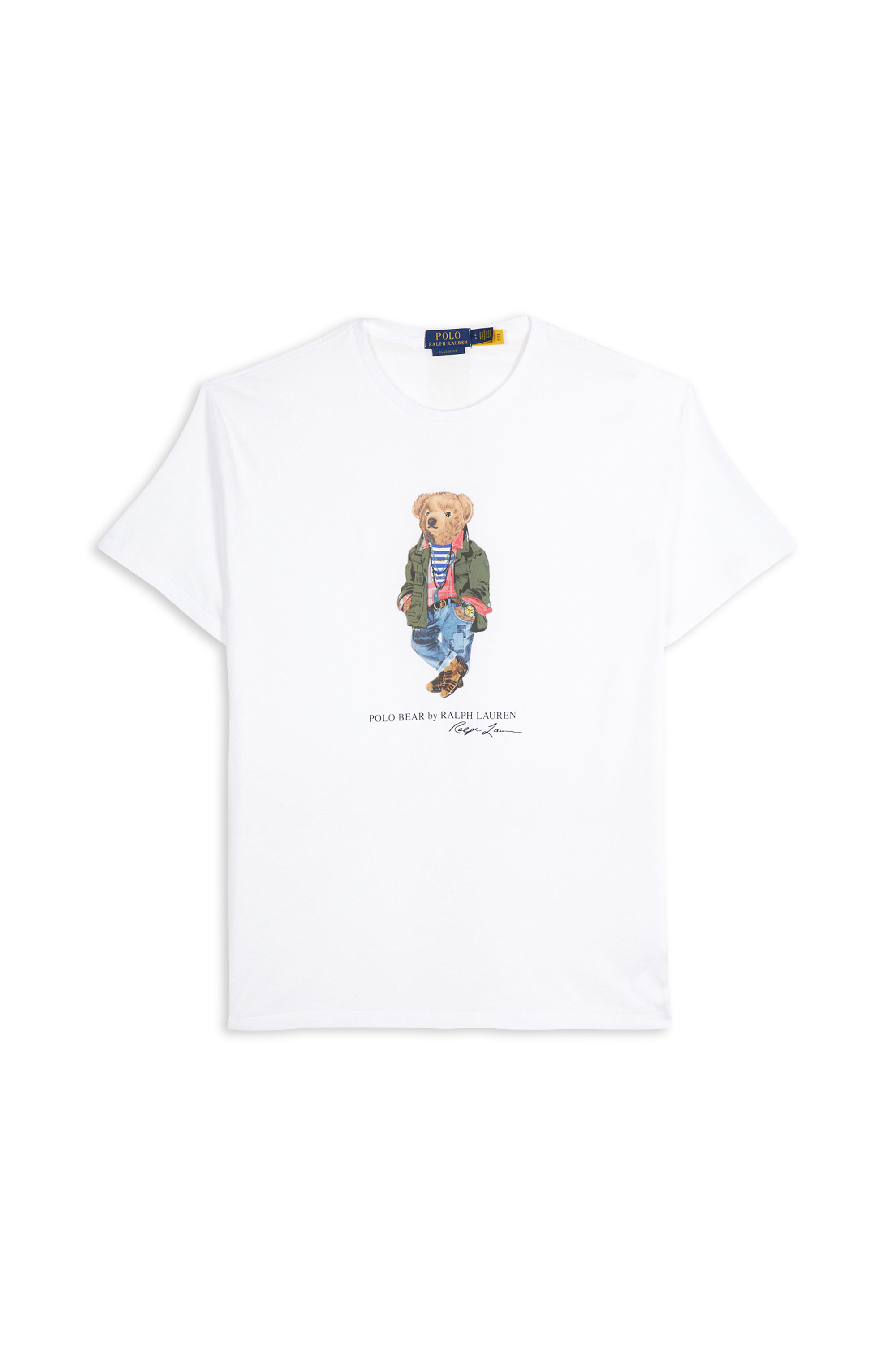 Regular-fit round-neck cotton T-shirt White