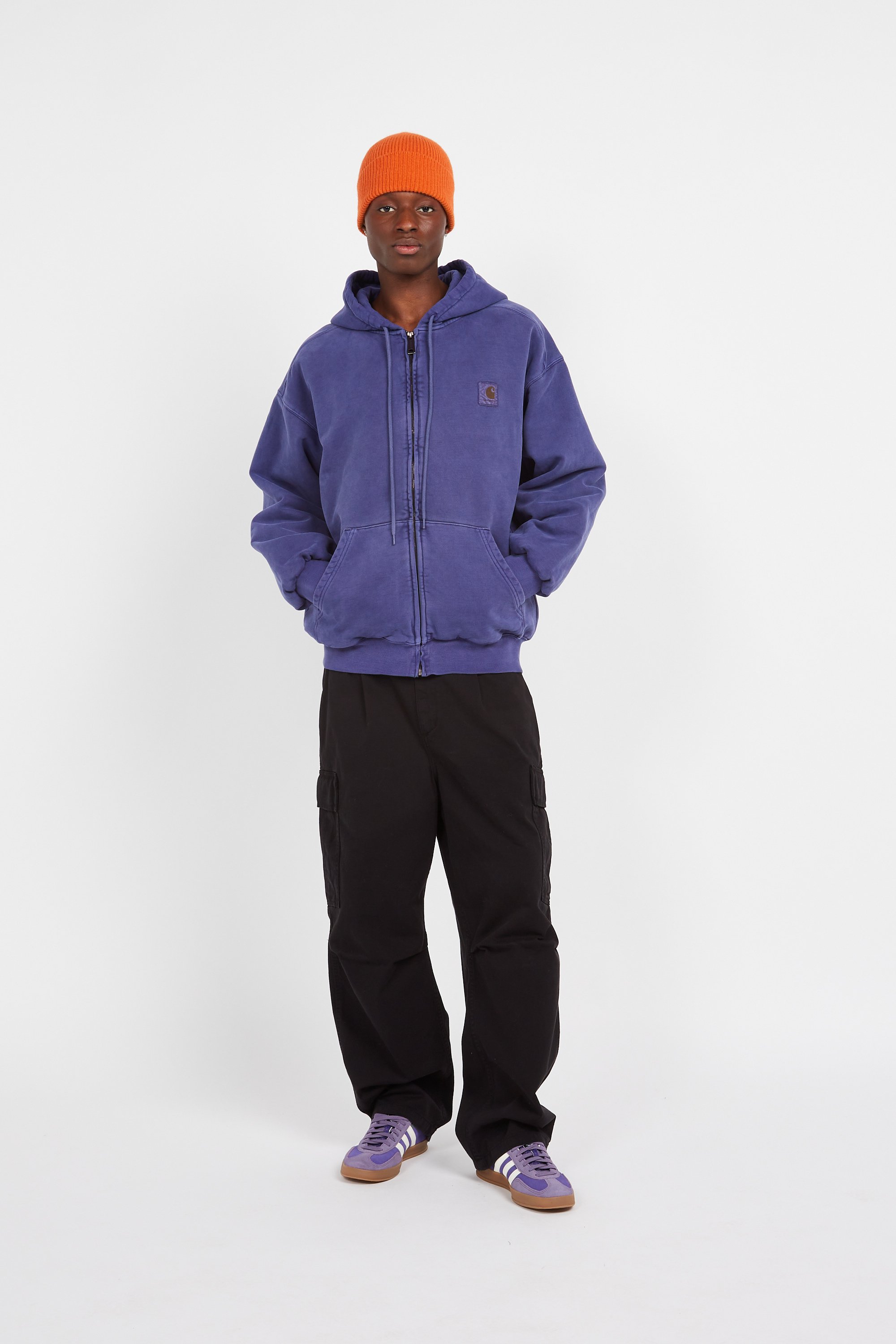 Zip up Hoodie Hooded Vista Jacket Purple Carhartt Wip Man Citadium