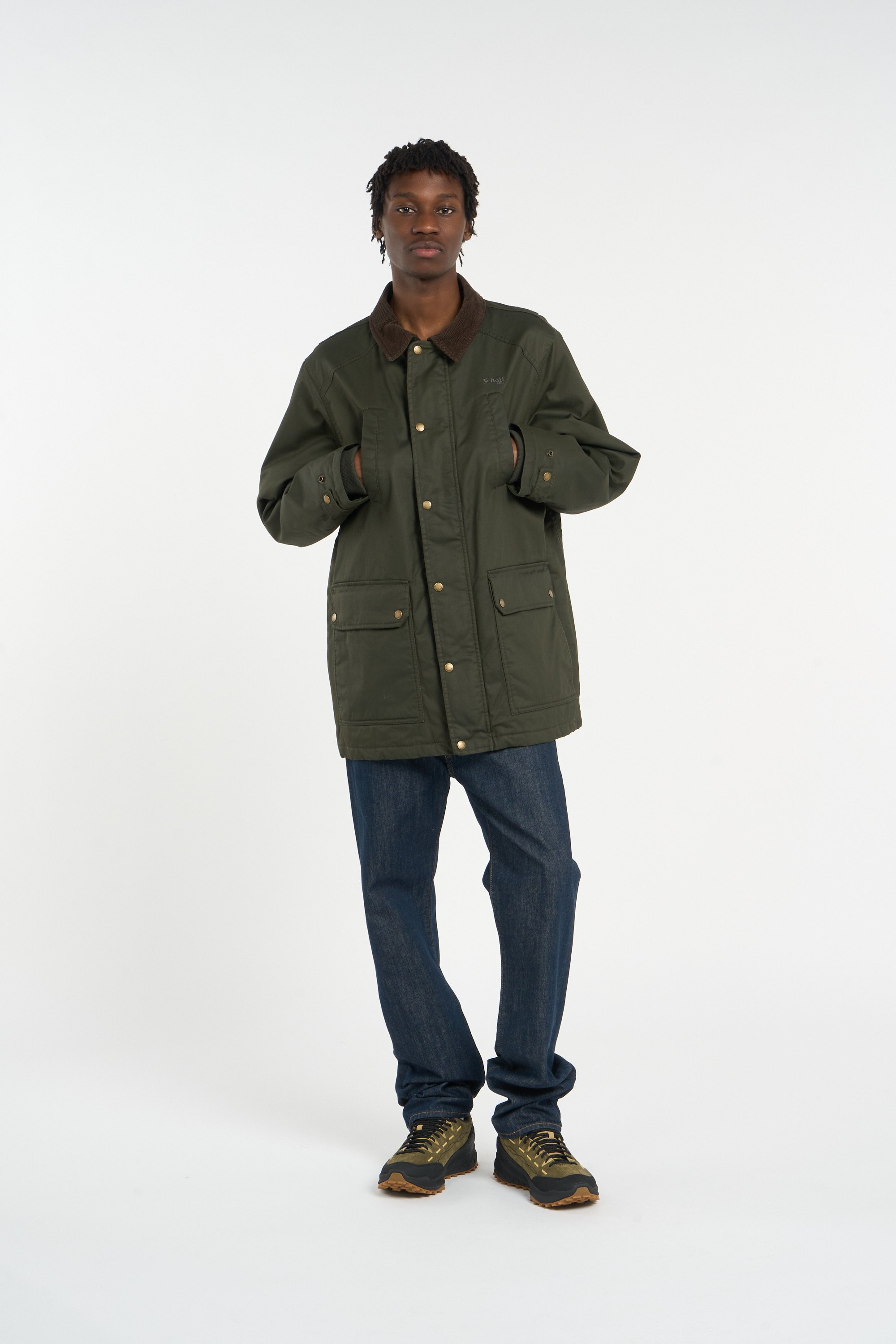 Veste SCHOTT Vert