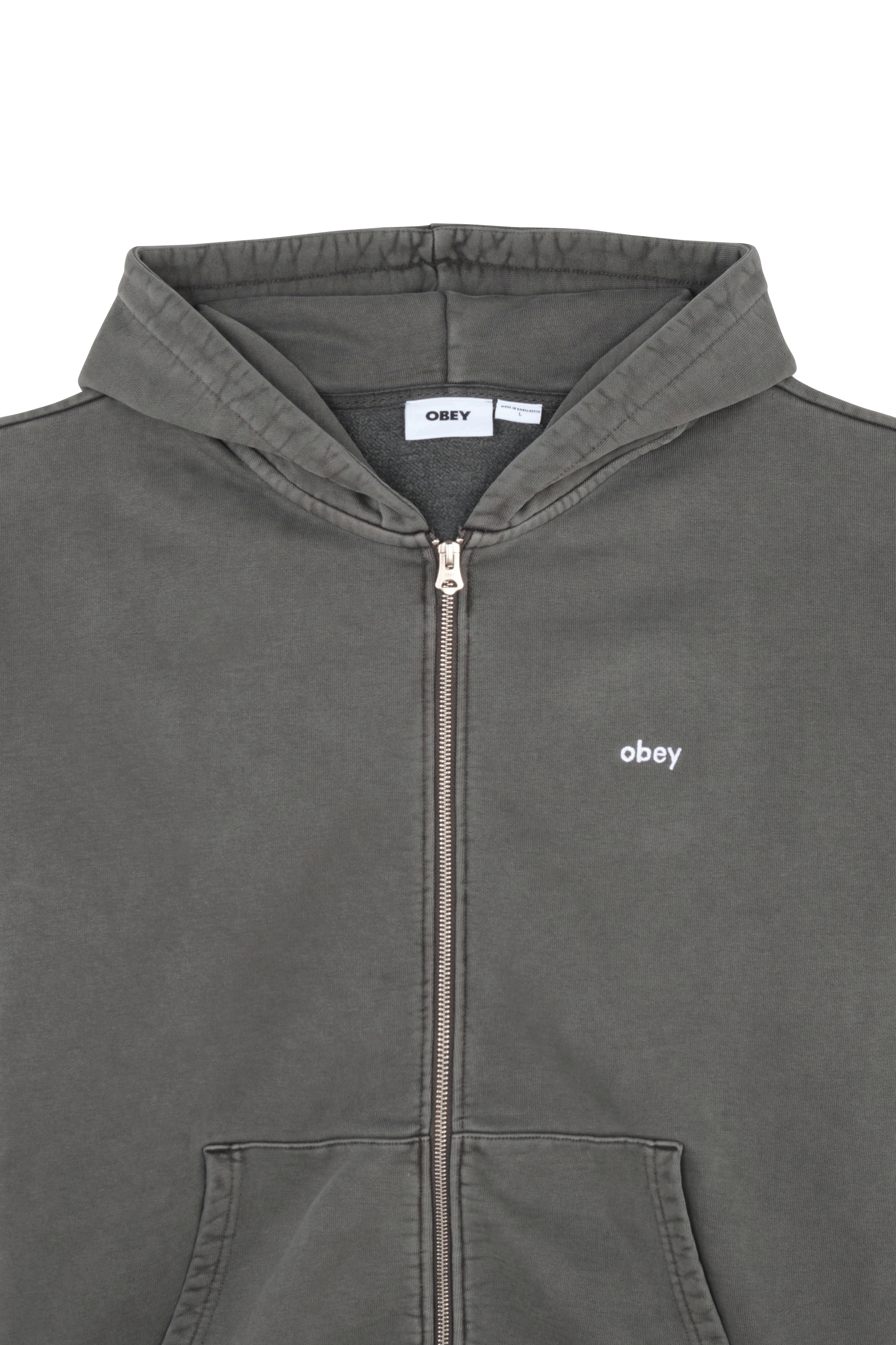 Zip-up hoodie Black
