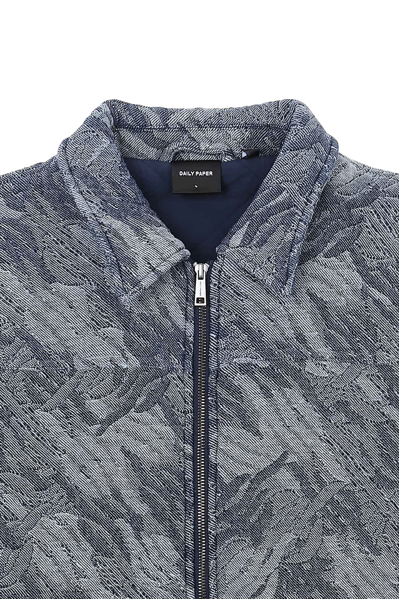 Lightweight quilted padded jacket with high neck Beige